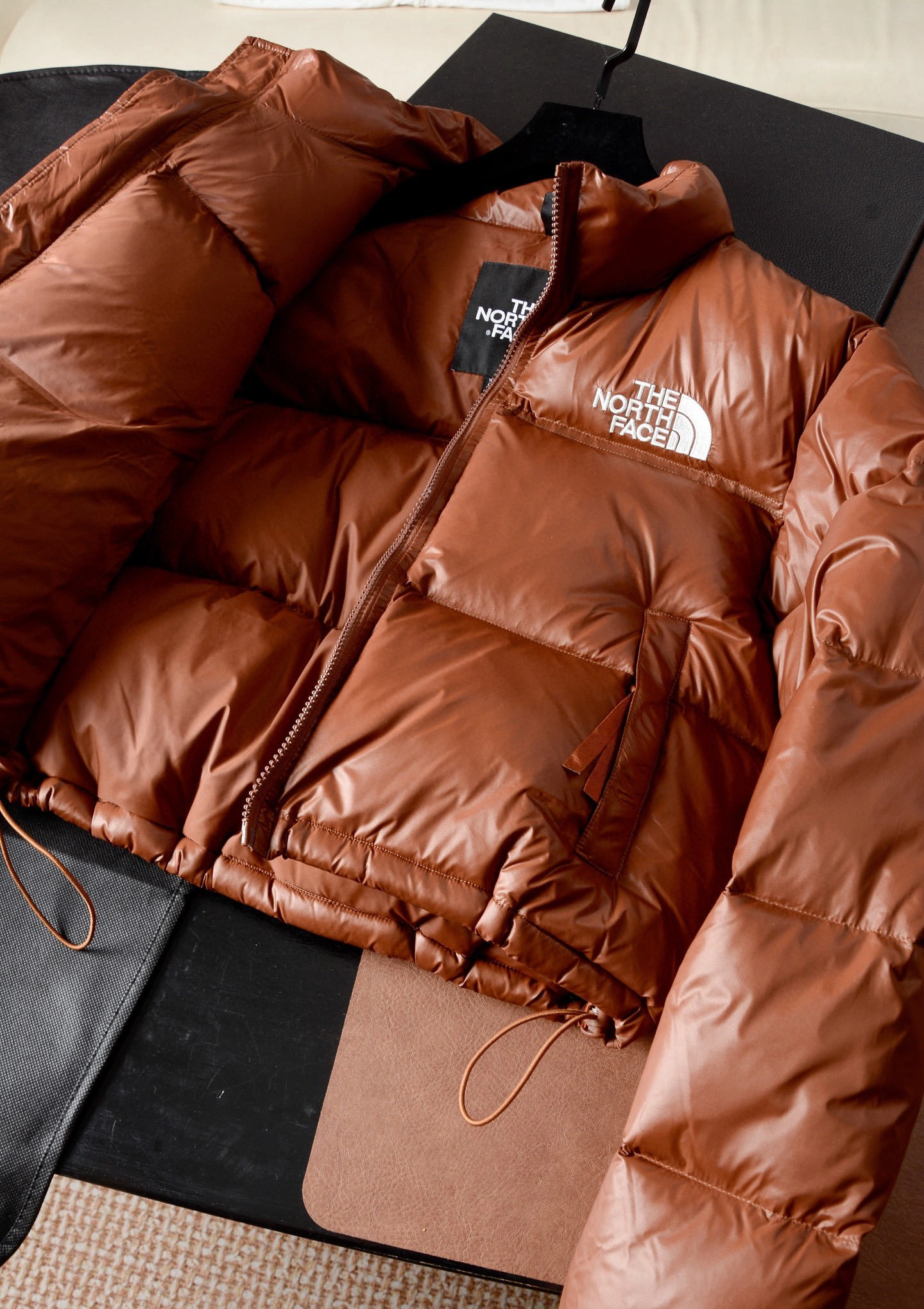 Victoria- F135 Down jacket white goose down embroidery 4colour item:E-F020I1808-4