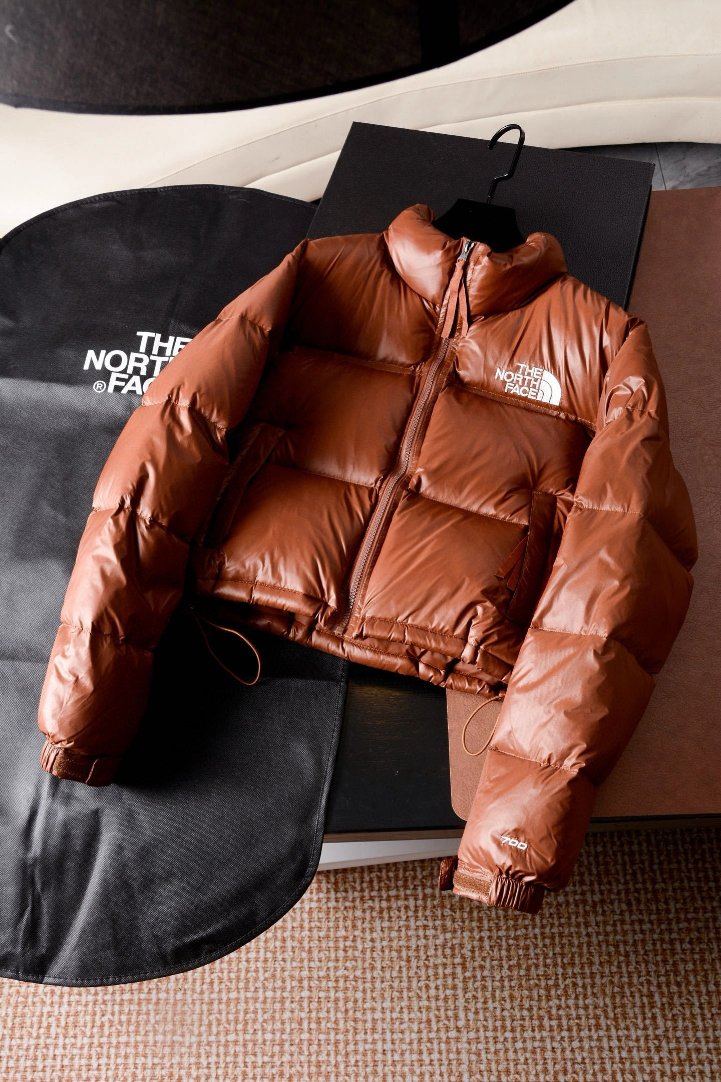 Victoria- F135 Down jacket white goose down embroidery 4colour item:E-F020I1808-4