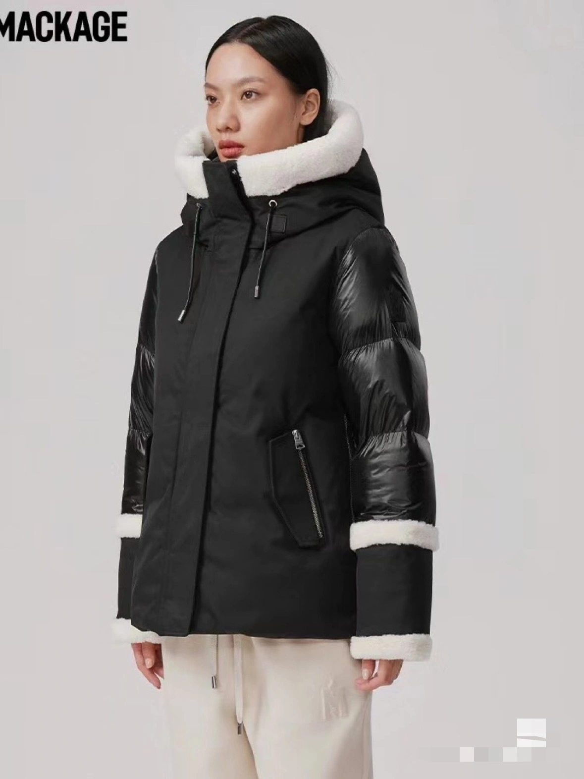 Victoria--Other brands Down jacket cowhide 2colour item: E-F409I1514-2