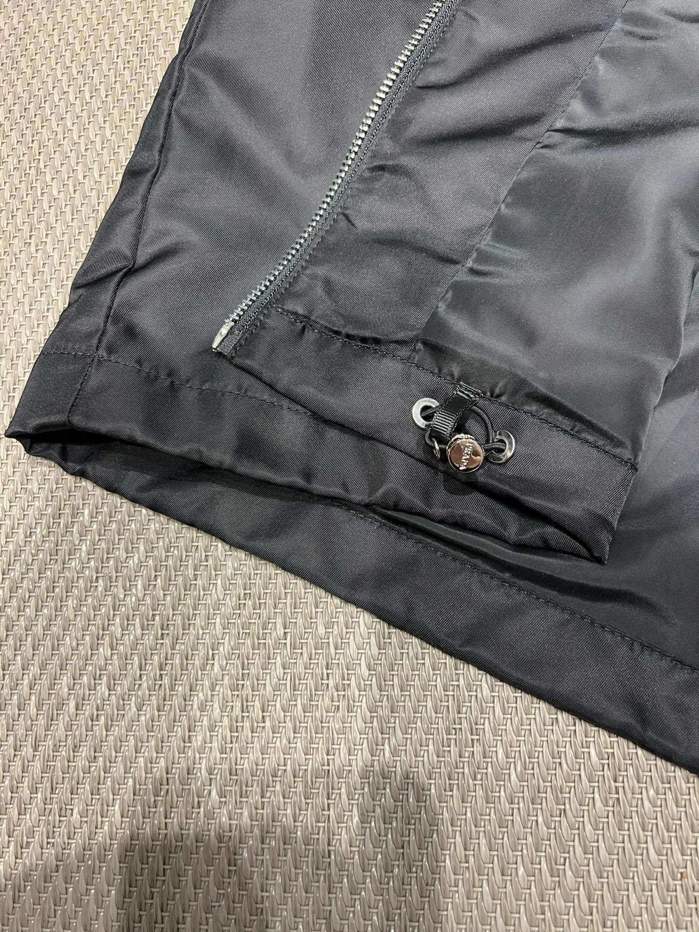 Victoria- Pr141 Belted Hooded Nylon Jacket item:E-F140I2718H