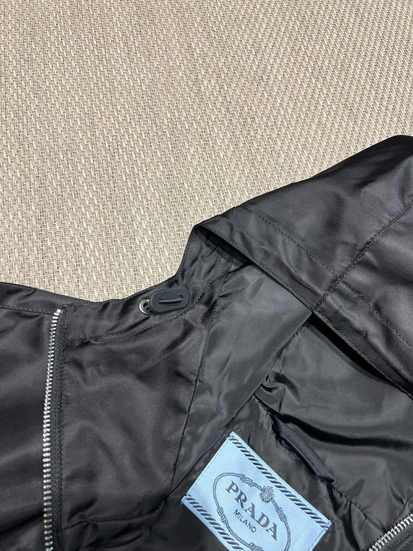 Victoria- Pr141 Belted Hooded Nylon Jacket item:E-F140I2718H