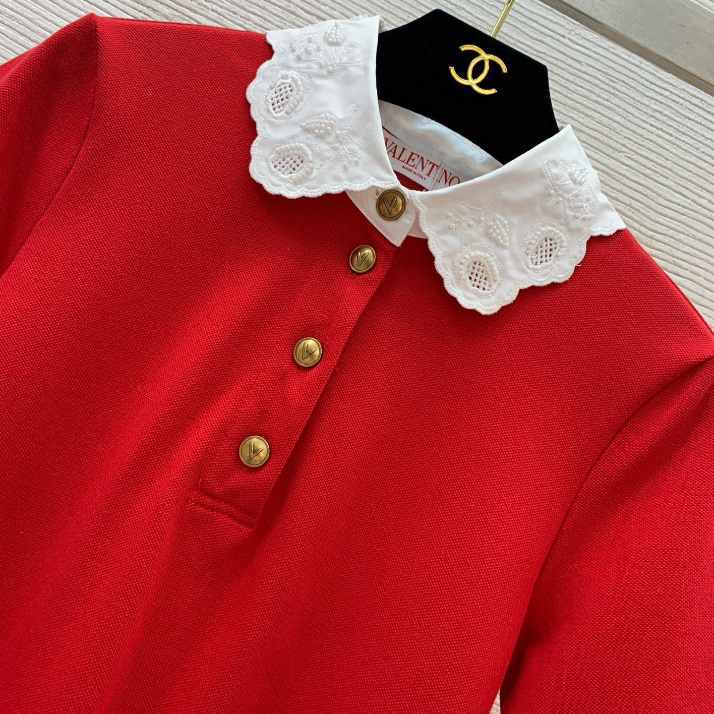 Victoria- V1859ti9o embroidery 2colour item:E-F044F0358-2