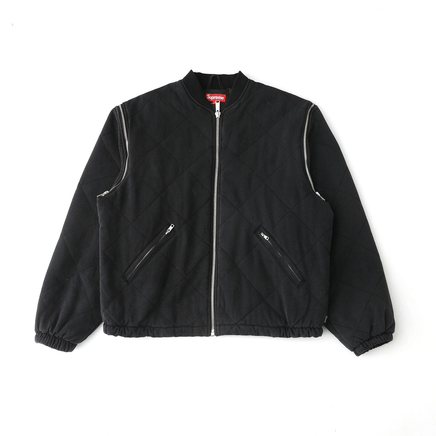 Gemini-- S575 FW25 WEEK1 Zip-Off Sleeve Quilted Bomber Jacket Cotton 3colour item:E-F125L1114-3F