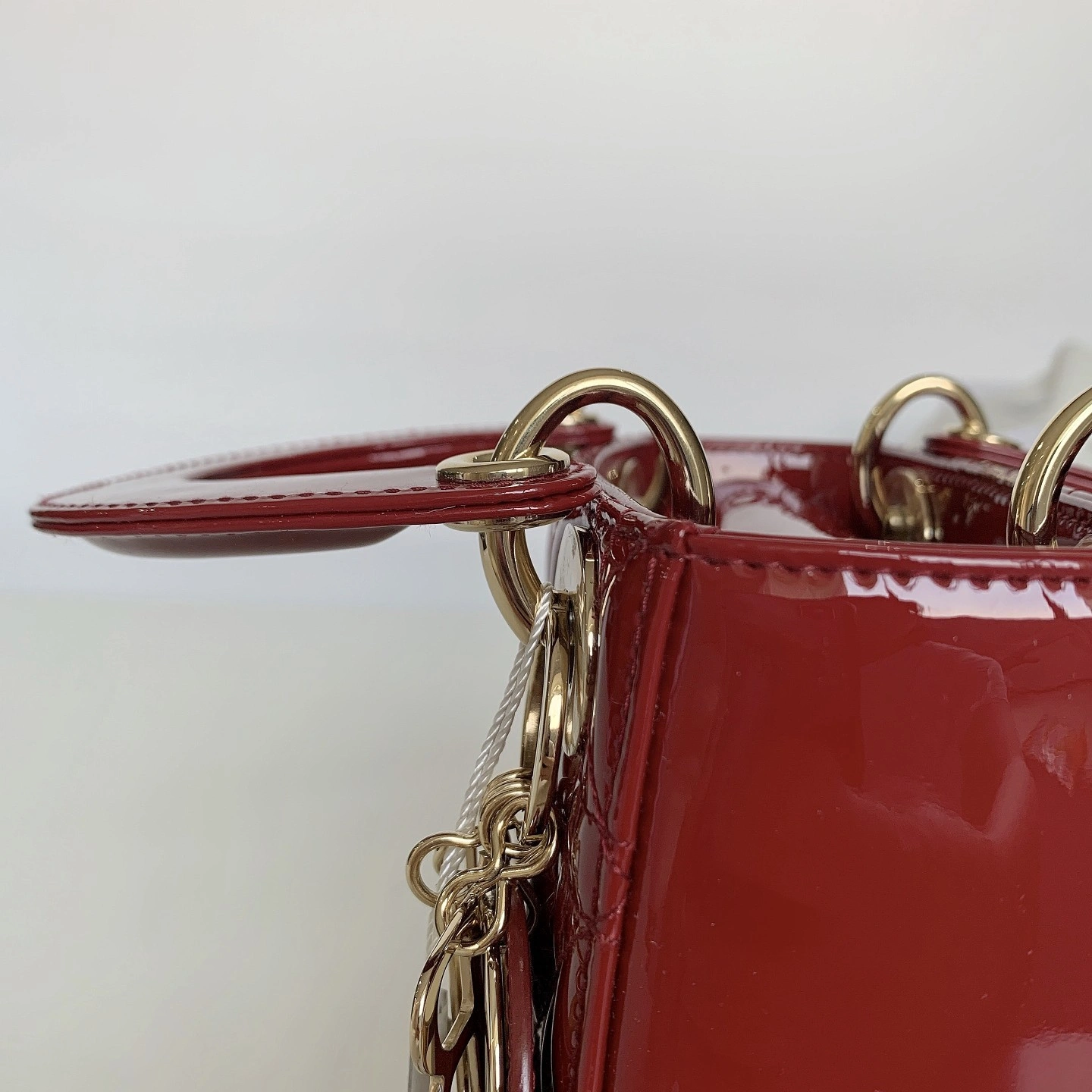Custombag--M0505OWCB_M323 M0505OWCB-M323 Lady high quality version Classic wine red gold buttons item：C-B803D0733