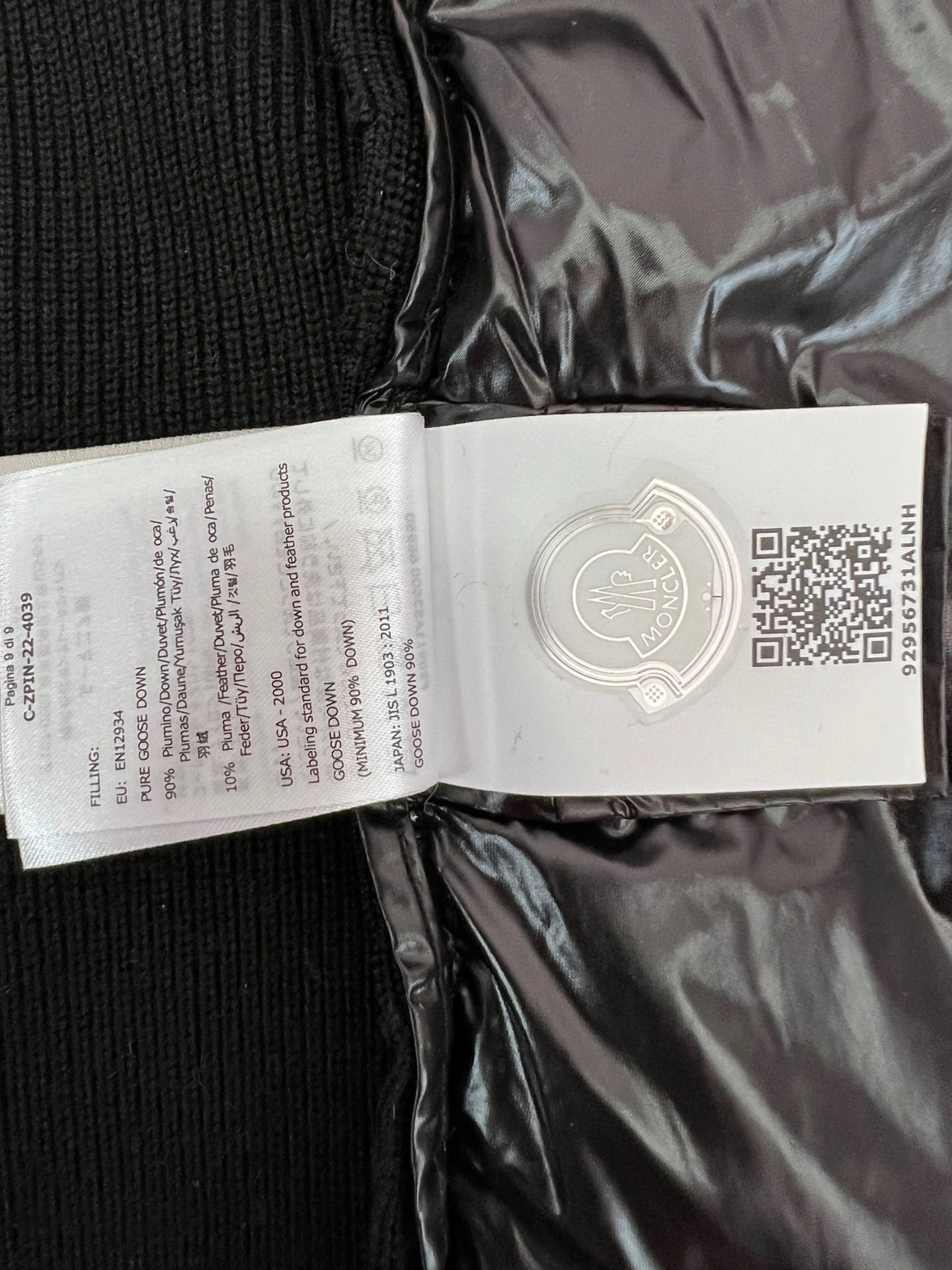 WGLuxury-- 7o9385r Down jacket item:D-F365I090206