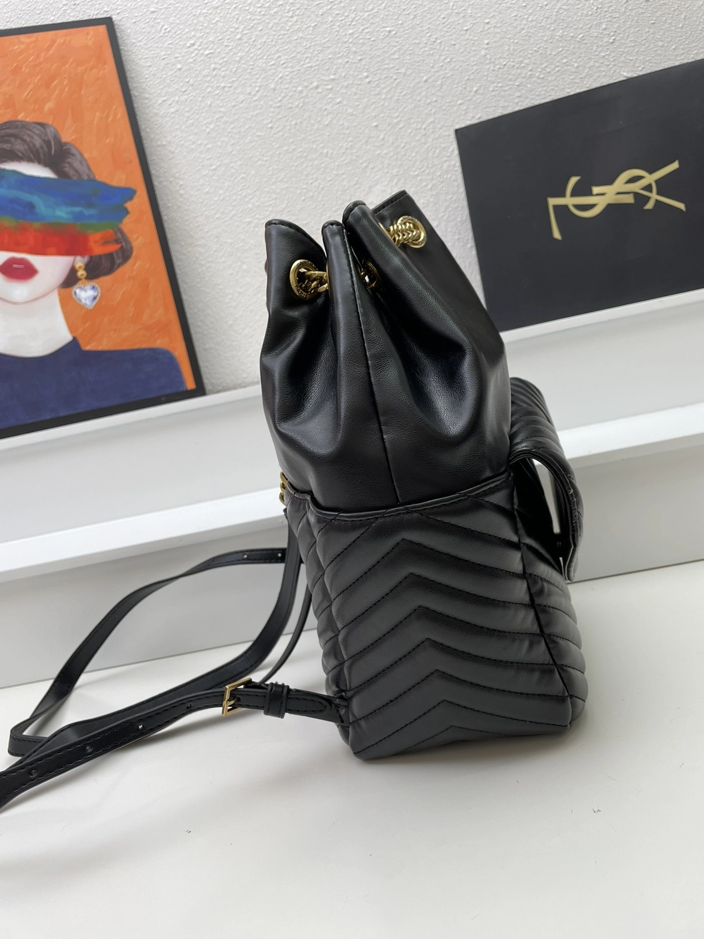 Yv5s 672609-1EL07-1000 Calfskin item:DT-B225E2007