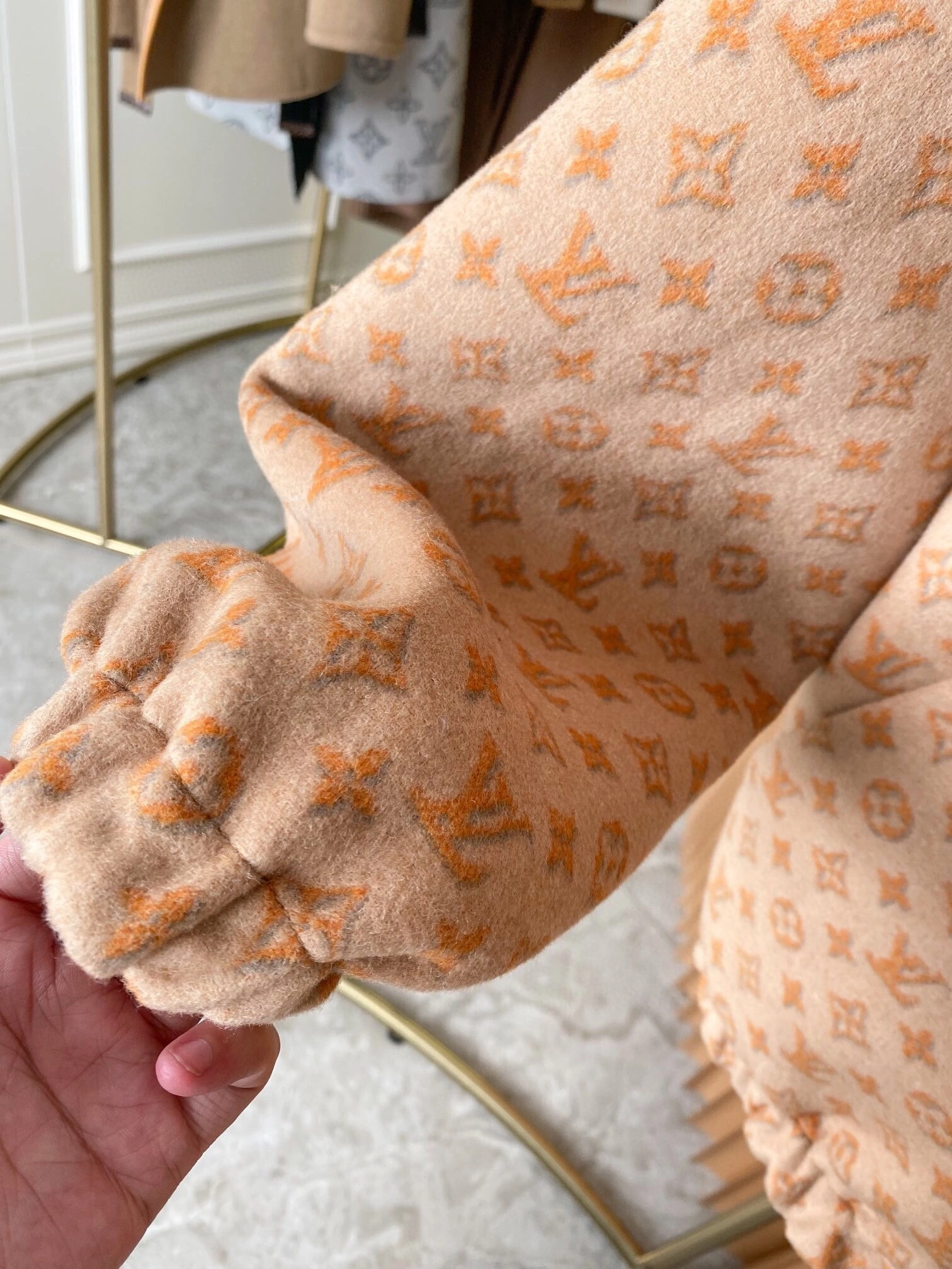 Bald Eagle- 8V reversible Cashmere wool oversized high quality version item:D-F020J2642