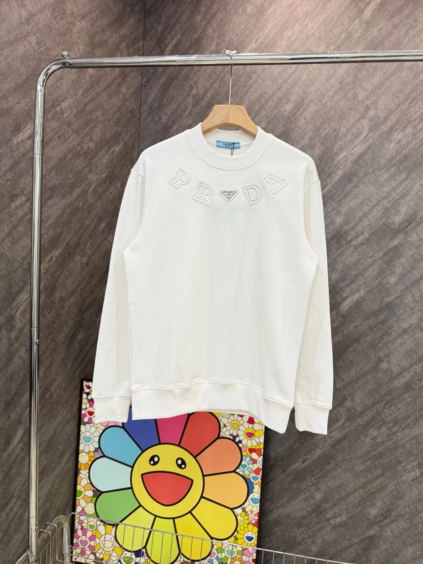 air -- Pr141 embroidery Cotton oversize 2colour item: E-F110J1433-2