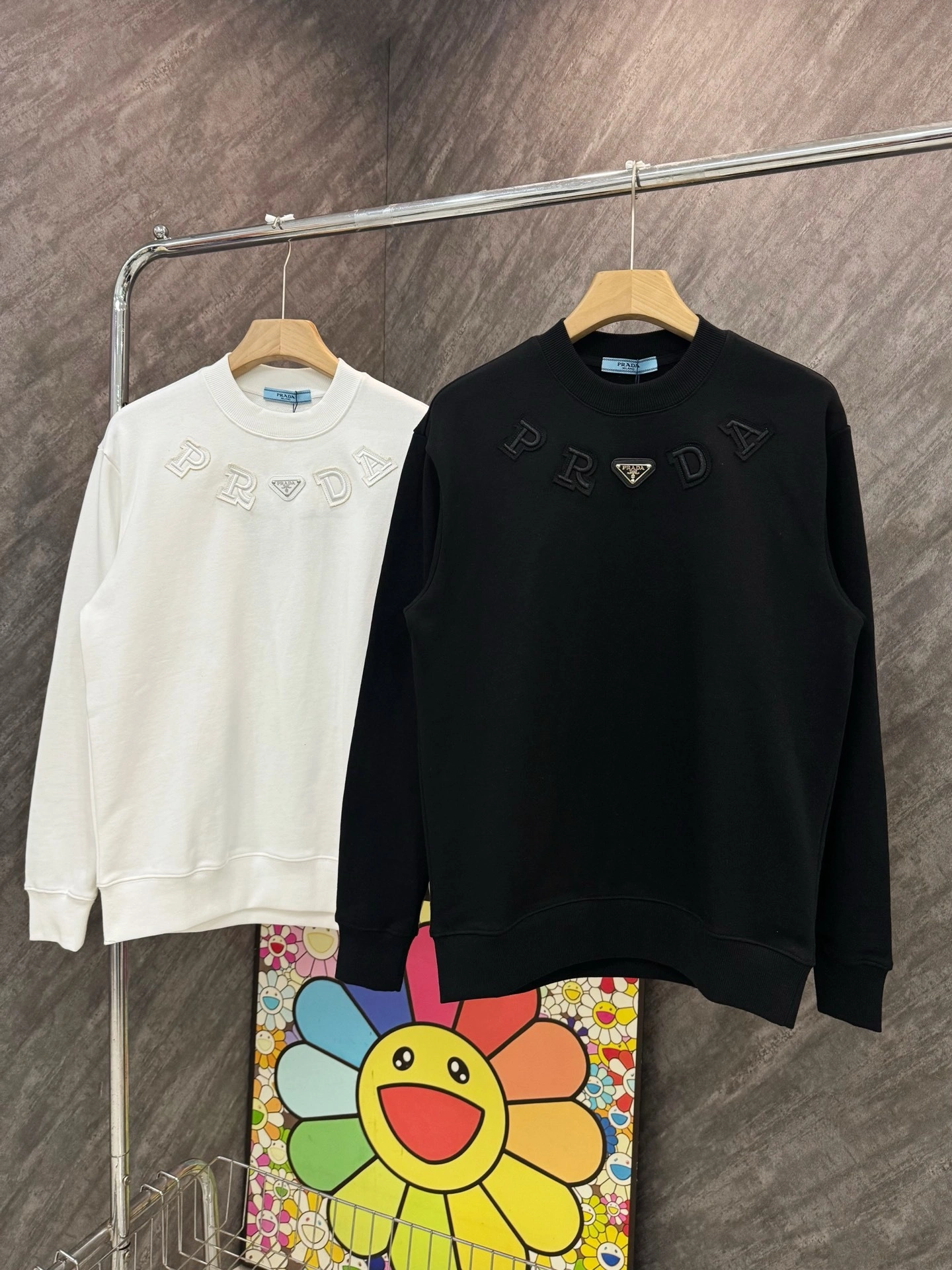 air -- Pr141 embroidery Cotton oversize 2colour item: E-F110J1433-2