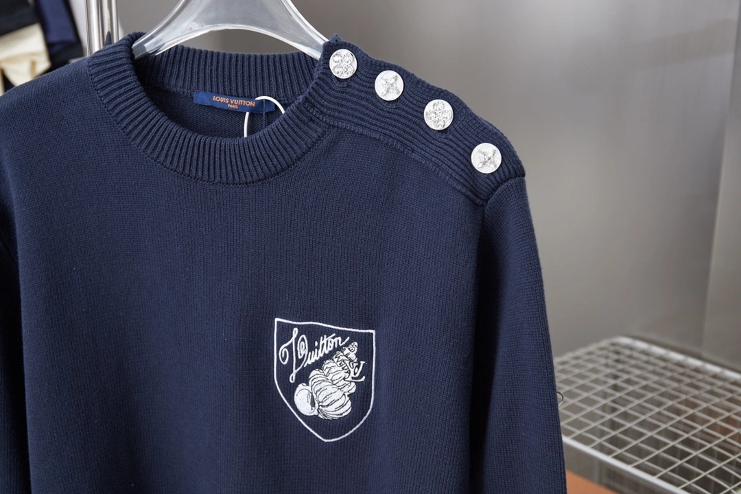 air-- 8V embroidery wool cashmere oversize item: E-F417J0516H
