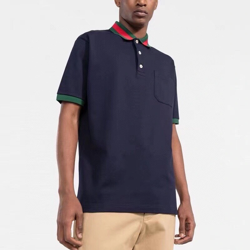 &air- 23SS embroidery Polo 2colour item:D-F431C0640-2