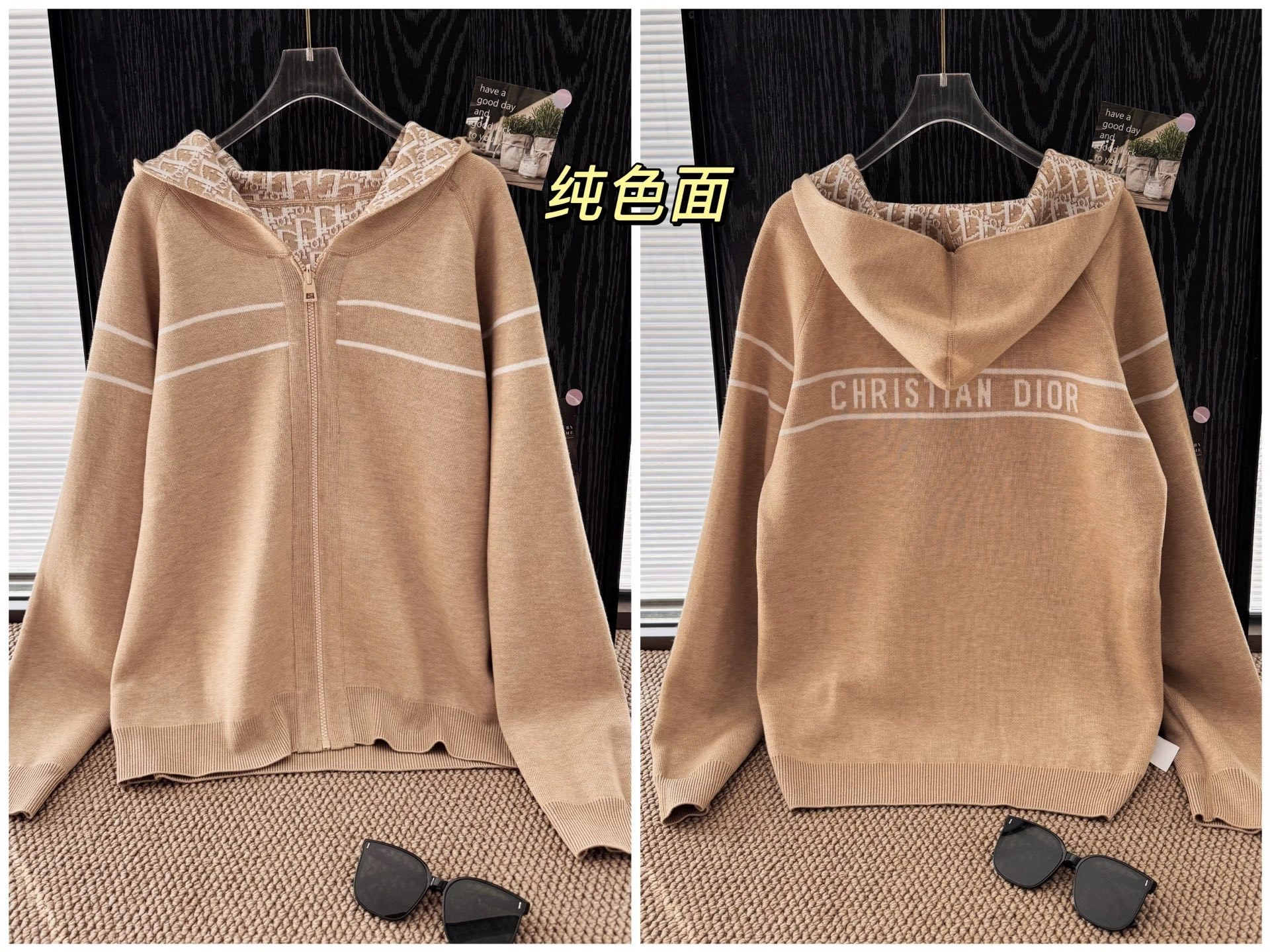 air- 4ior wool cashmere reversible item:E-F110I1044