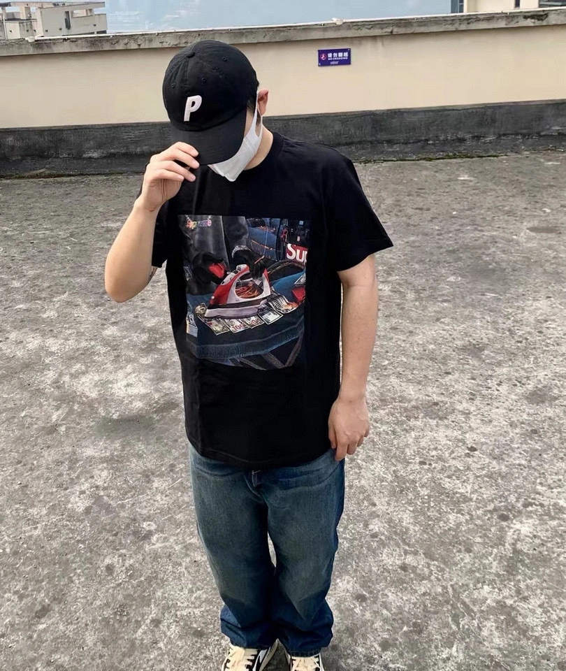 air--Other brands Sup Gas Tee oversized 2colour item:E-F402E1512-2
