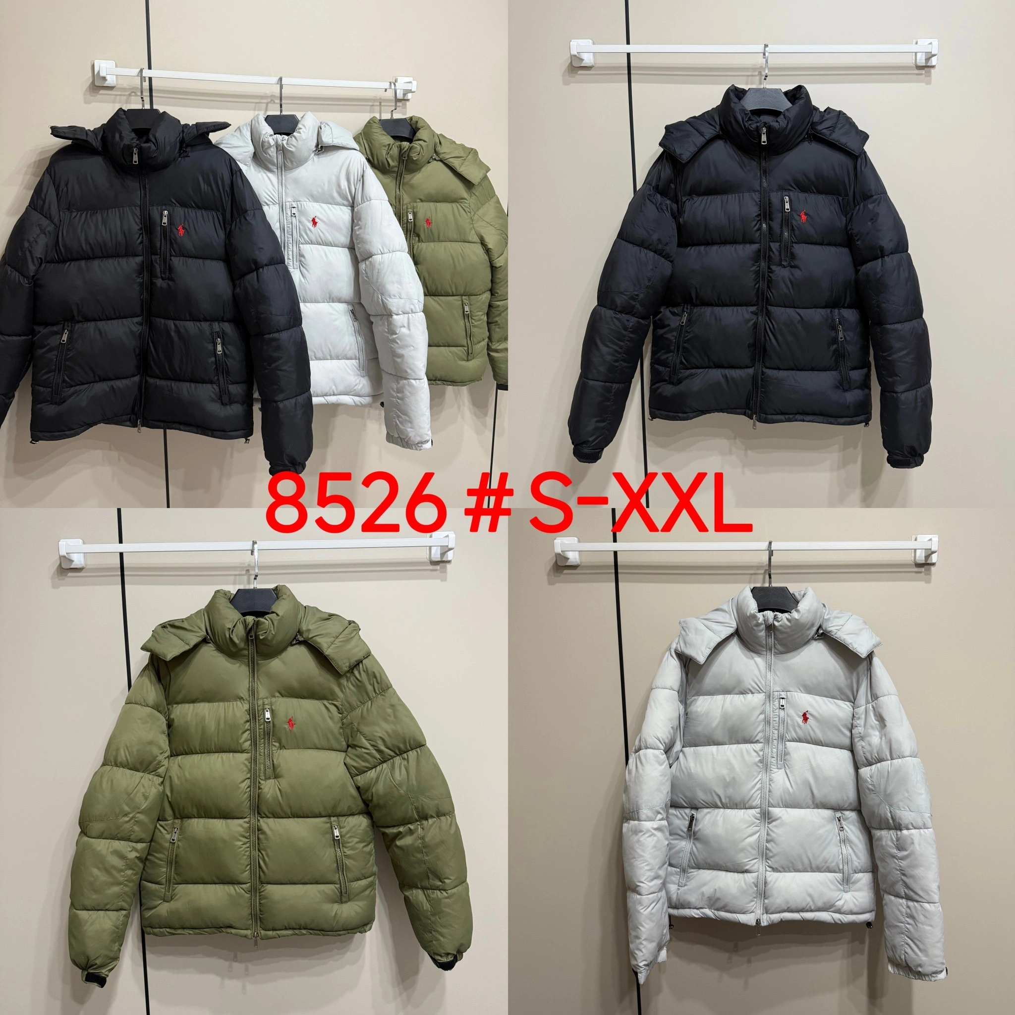 &air- R18ph padded jacket 3colour item:E-F125H2248-3