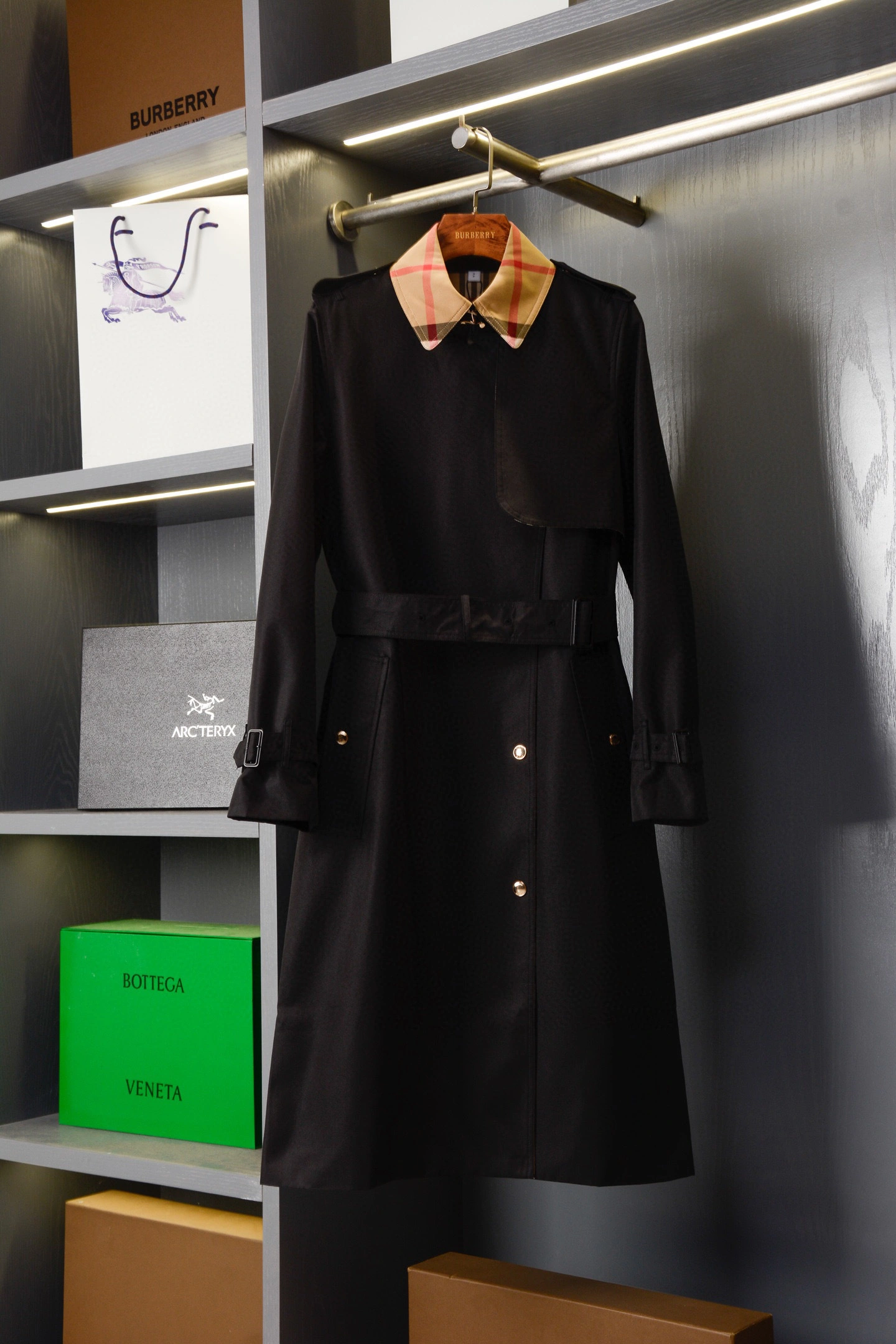Bald Eagle- 2ur25rry cotton Trench high quality version 2Colour item:E-F020C3012-2