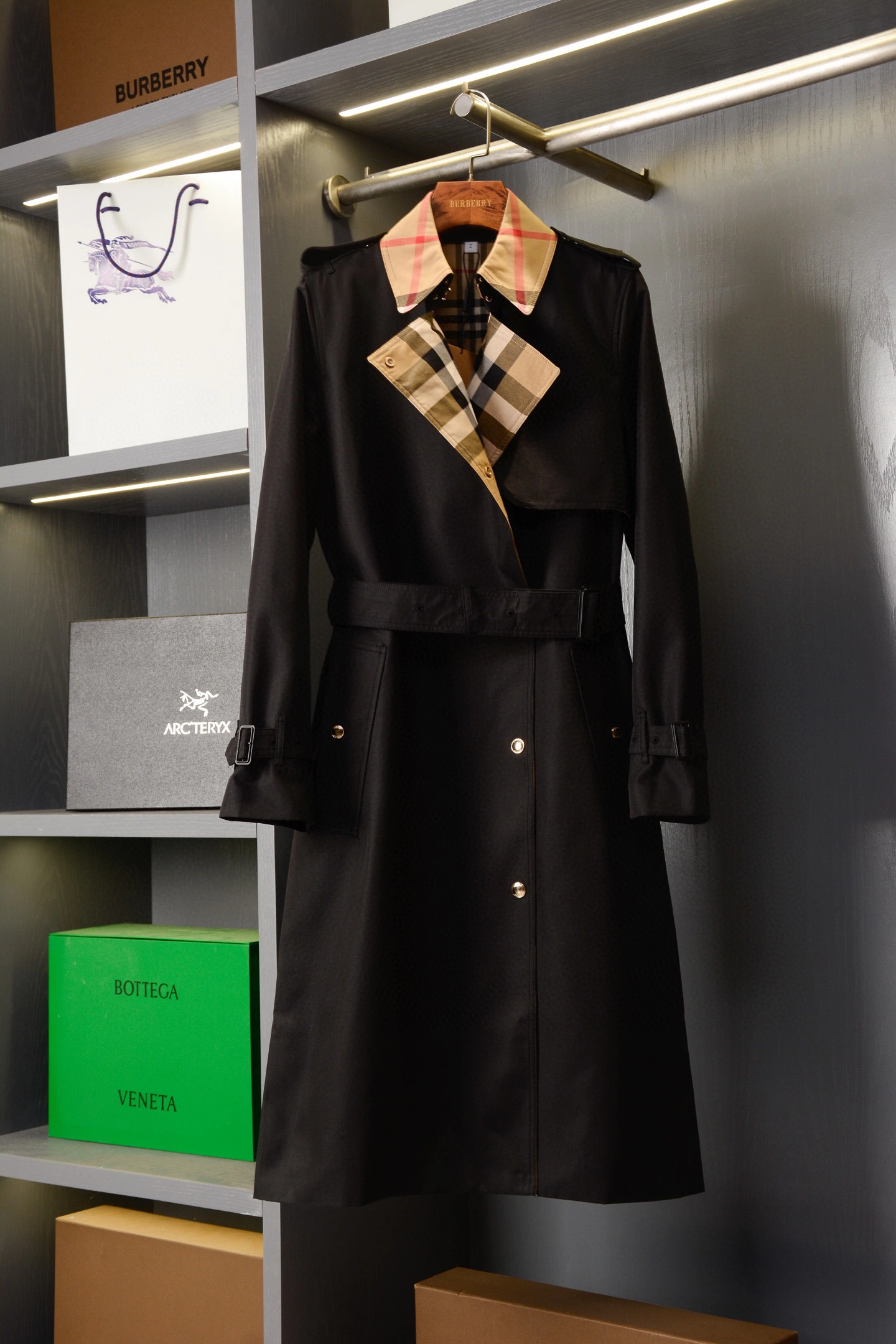 Bald Eagle- 2ur25rry cotton Trench high quality version 2Colour item:E-F020C3012-2