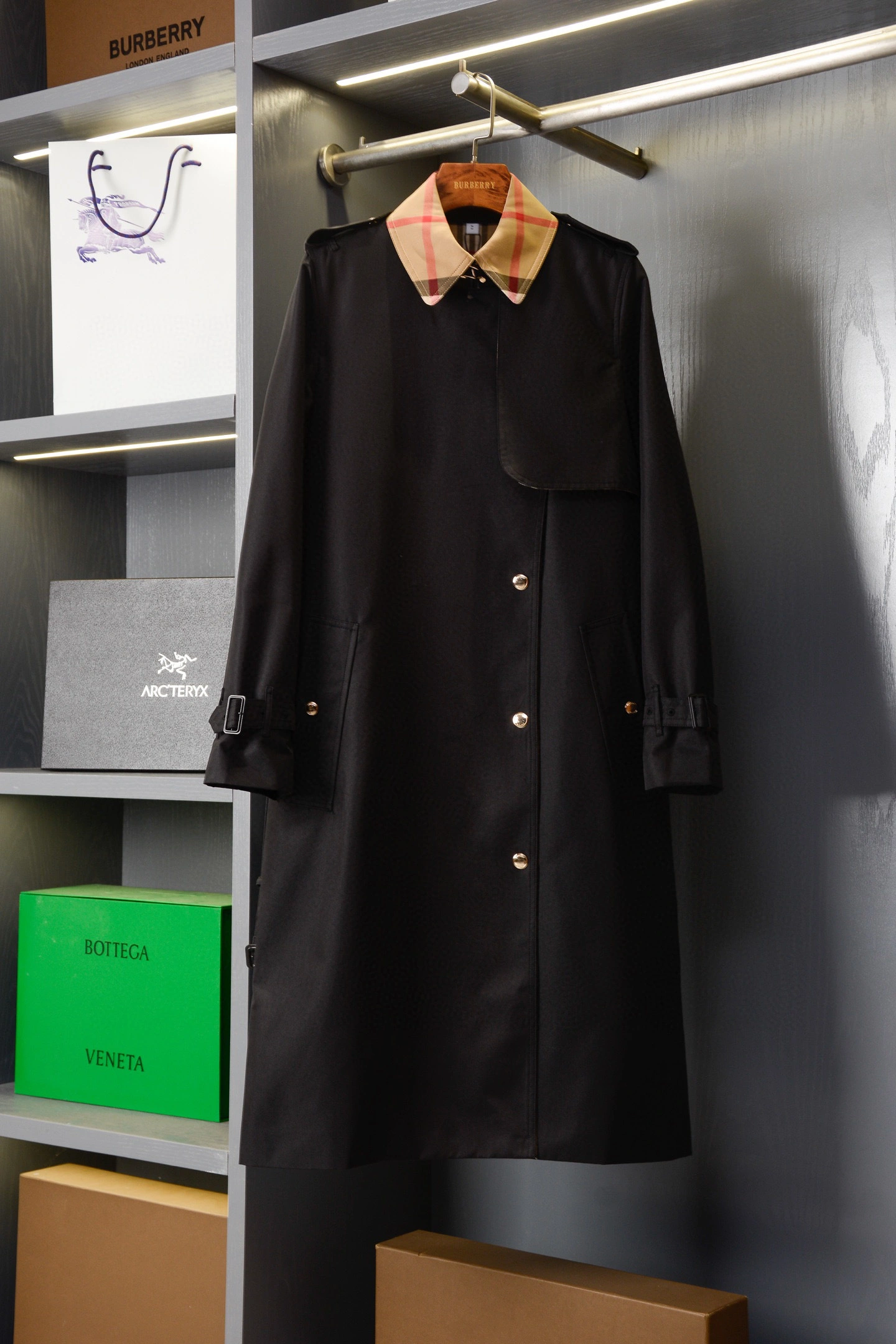 Bald Eagle- 2ur25rry cotton Trench high quality version 2Colour item:E-F020C3012-2