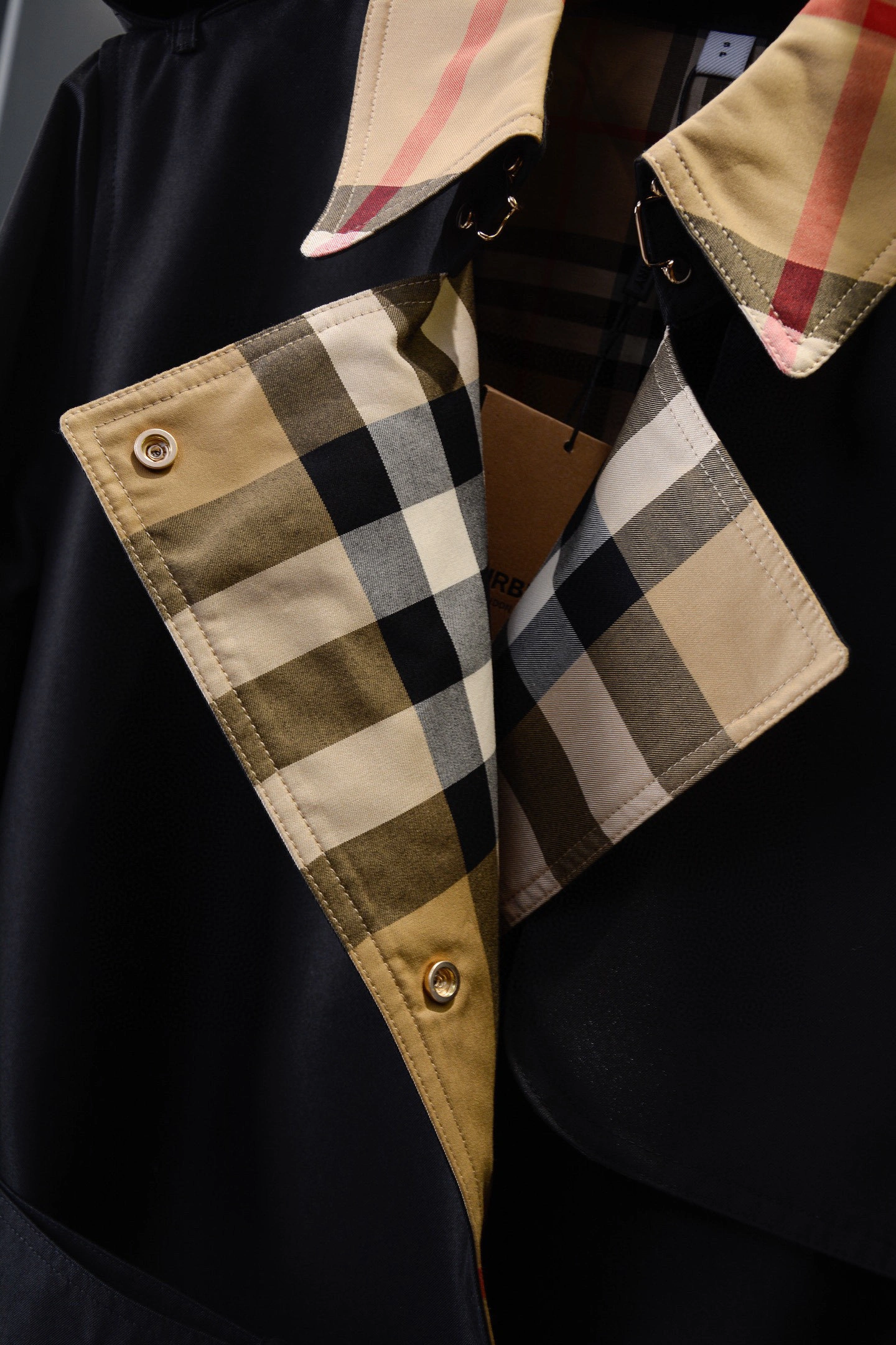 Bald Eagle- 2ur25rry cotton Trench high quality version 2Colour item:E-F020C3012-2