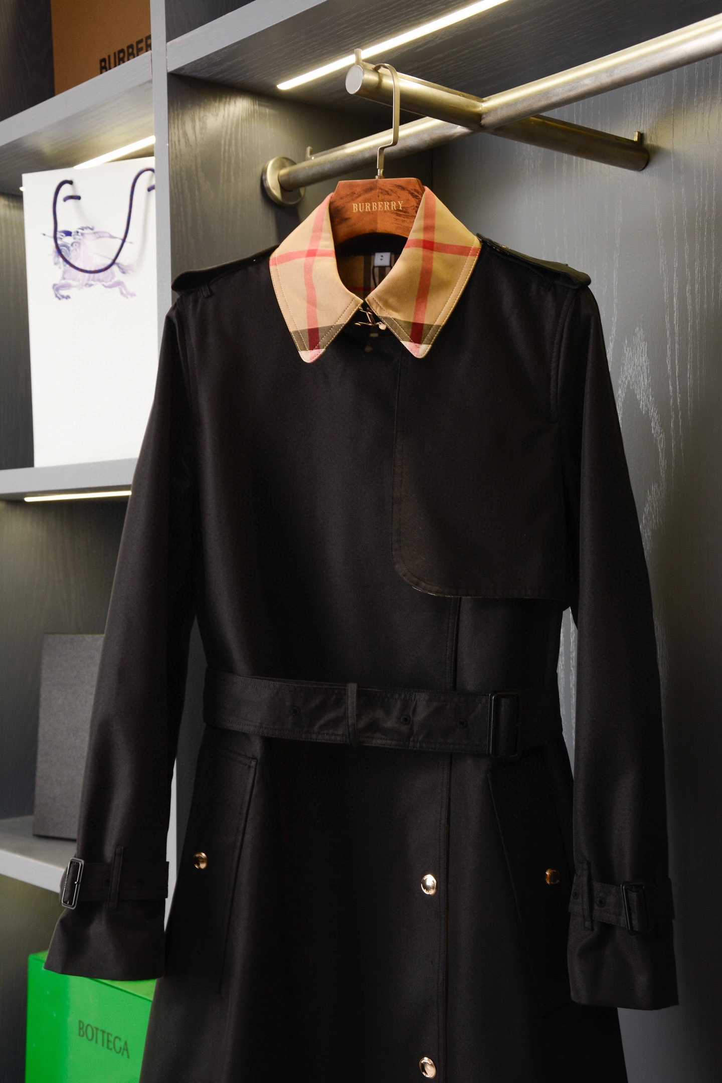 Bald Eagle- 2ur25rry cotton Trench high quality version 2Colour item:E-F020C3012-2