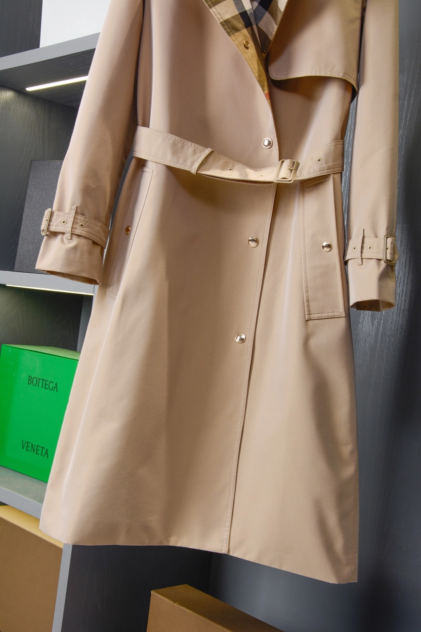 Bald Eagle- 2ur25rry cotton Trench high quality version 2Colour item:E-F020C3012-2