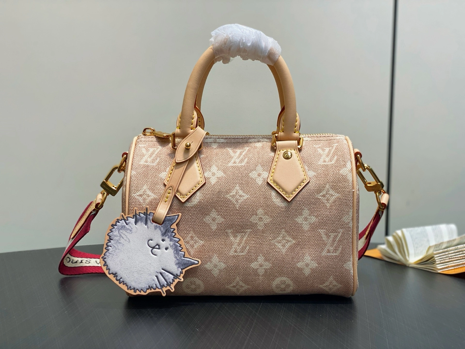 MOMO-- 8V M15151 high quality version Speedy 20 Bandoulière Travels With Grace Coddington item:E-B000J1839