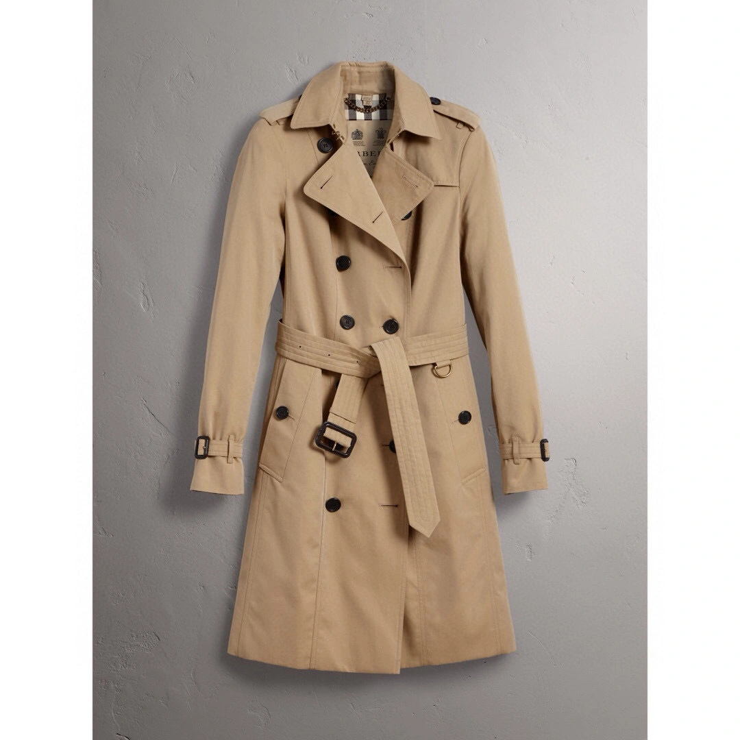 -BuLadies Sandringham Series Khaki British Style Wind Coat With Full Package item: 086G020F0780G2612