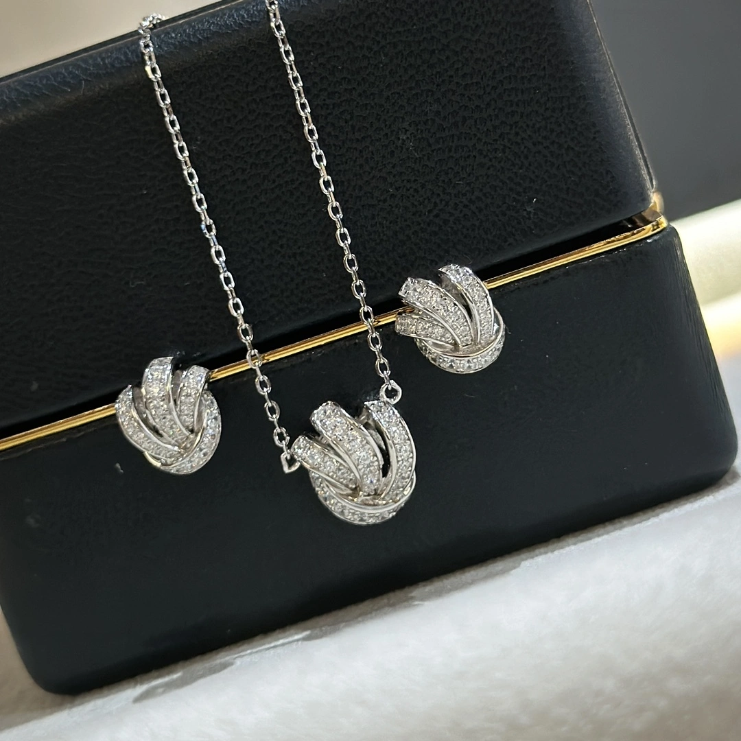 Barbara --Other brands Tilda's Bow 925 silver earrings necklace suit item:E-S092L3180H