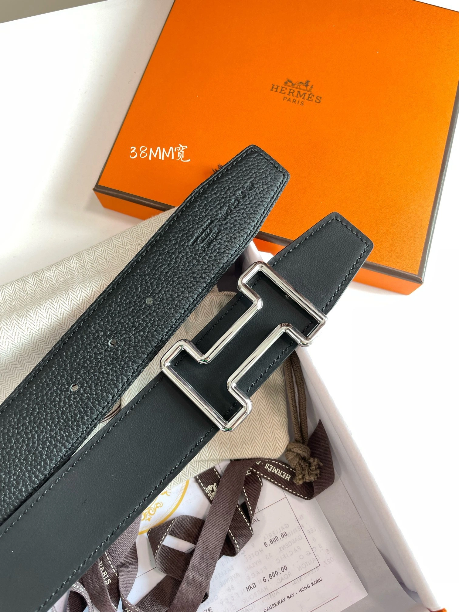 Barbara-H5r75s TONIGHT BELT BUCKLE & REVERSIBLE LEATHER STRAP cowhide item:E-S332C0330