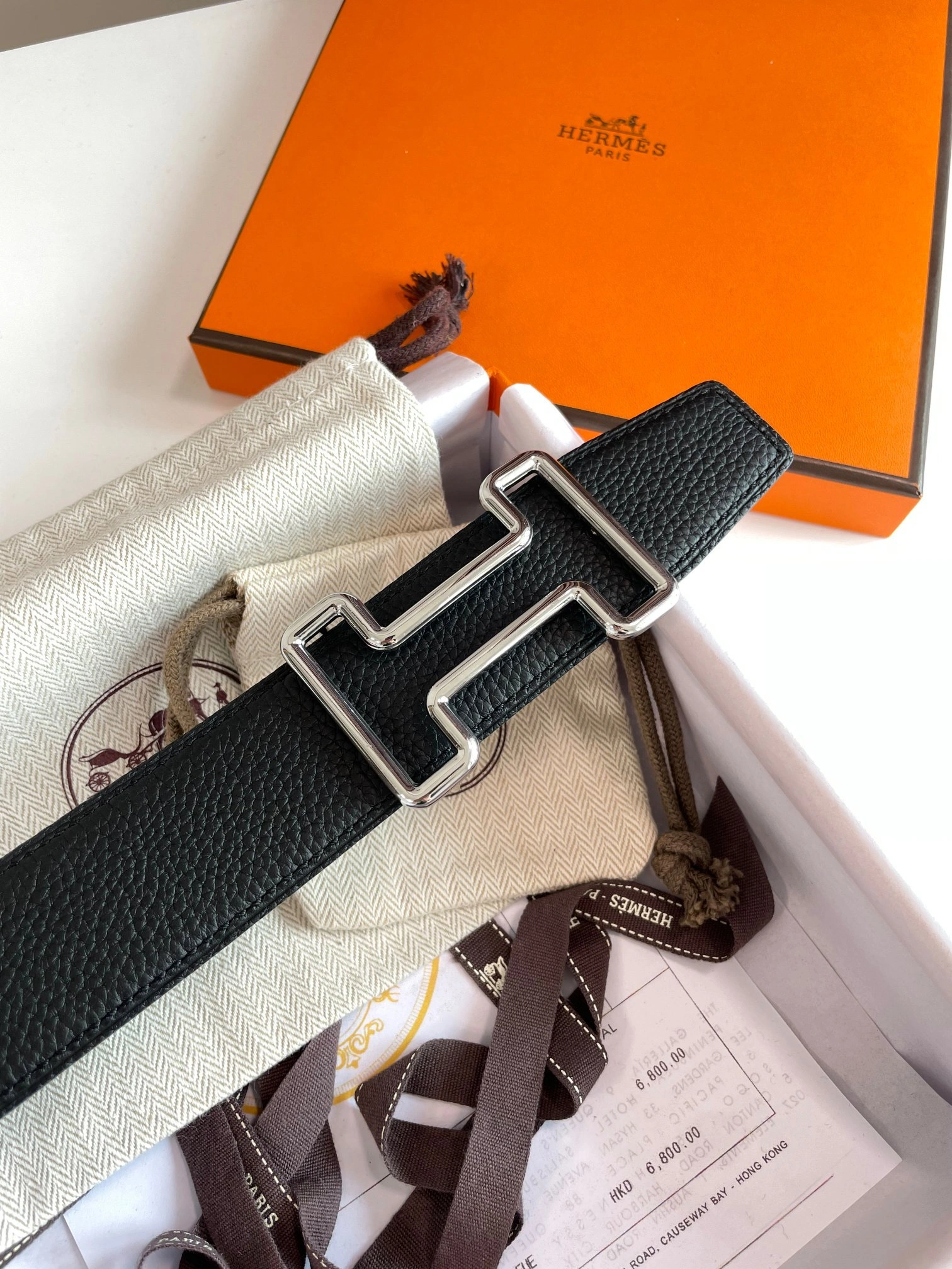 Barbara-H5r75s TONIGHT BELT BUCKLE & REVERSIBLE LEATHER STRAP cowhide item:E-S332C0330