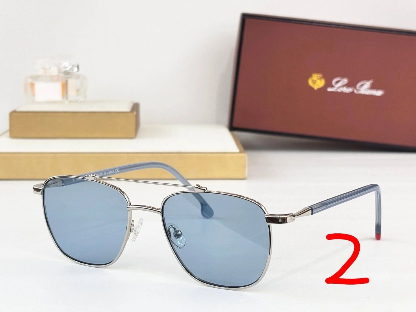 Barbara--Other brands MODEL：FAI0302 titanium sunglasses 6Colour item:F-S132A1516-6H