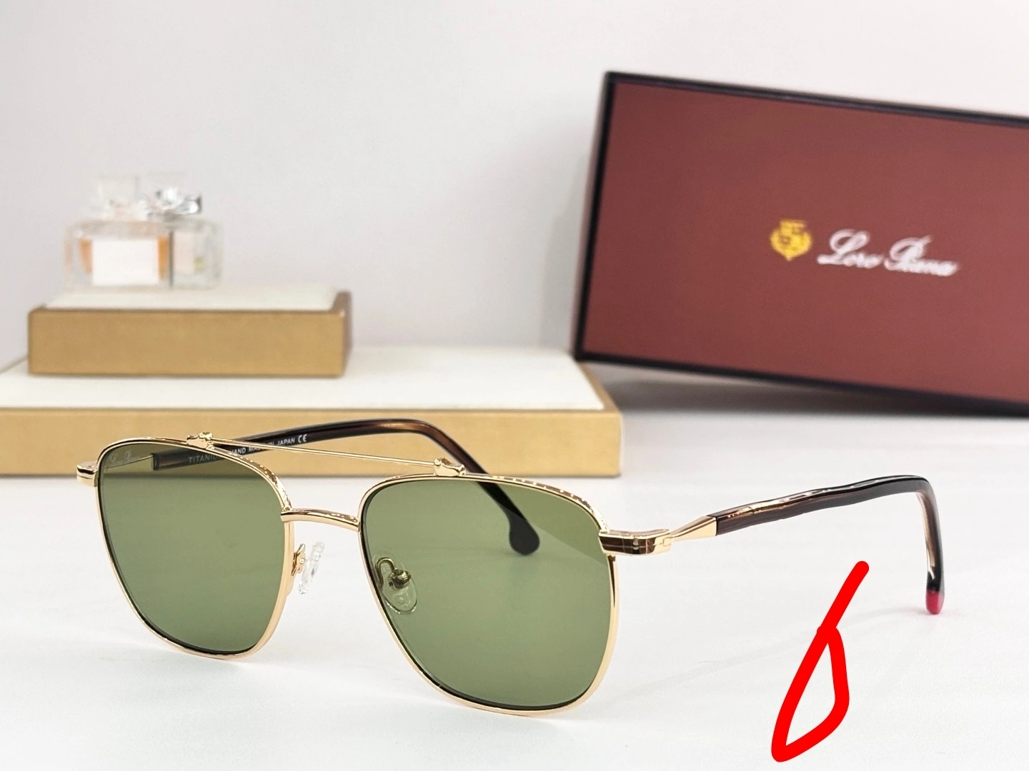 Barbara--Other brands MODEL：FAI0302 titanium sunglasses 6Colour item:F-S132A1516-6H