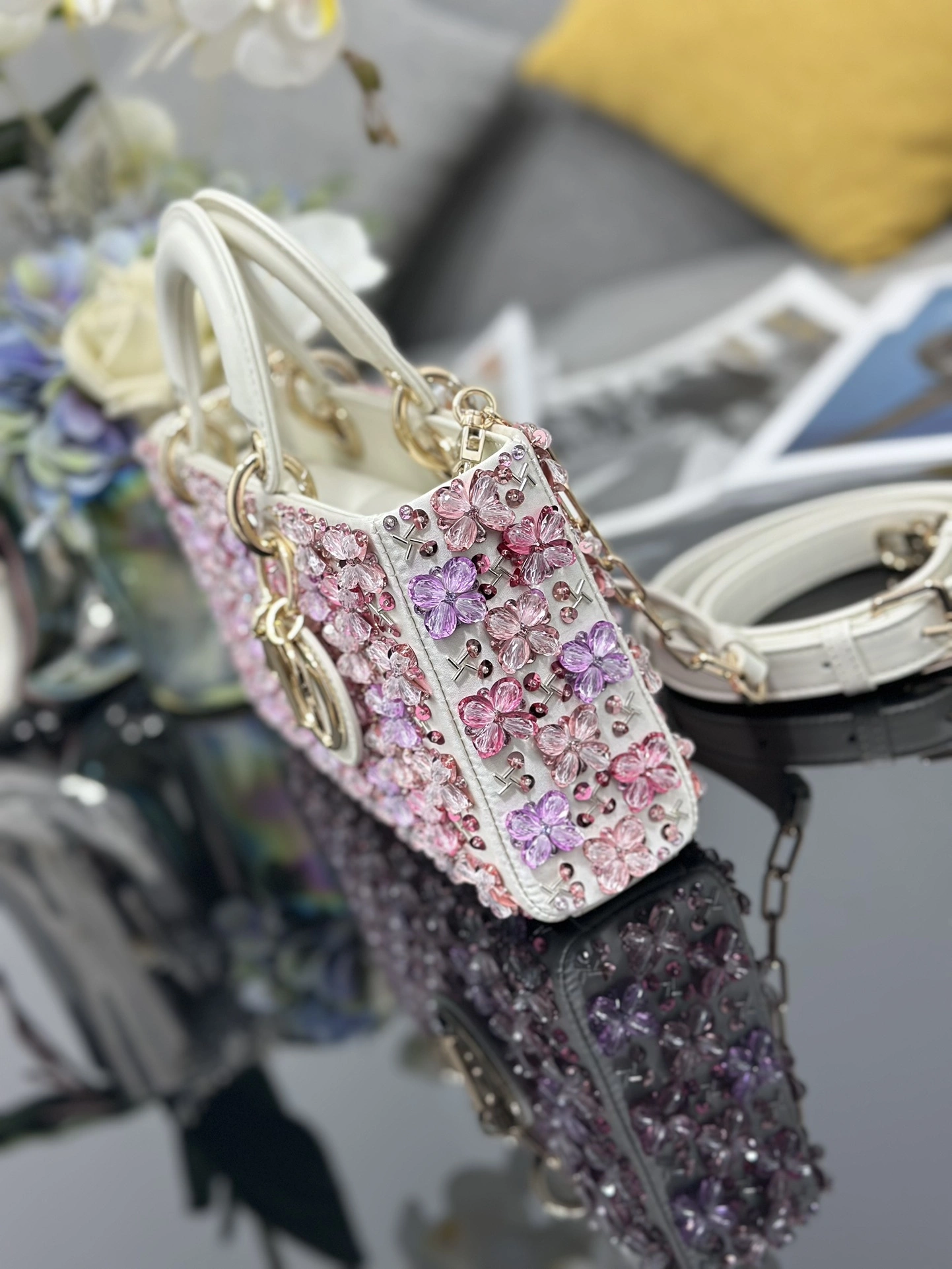 Custombag-- 4ior M0540OIMM-M45E counters quality embroidery Lady D-Joy item:E-B063I0738