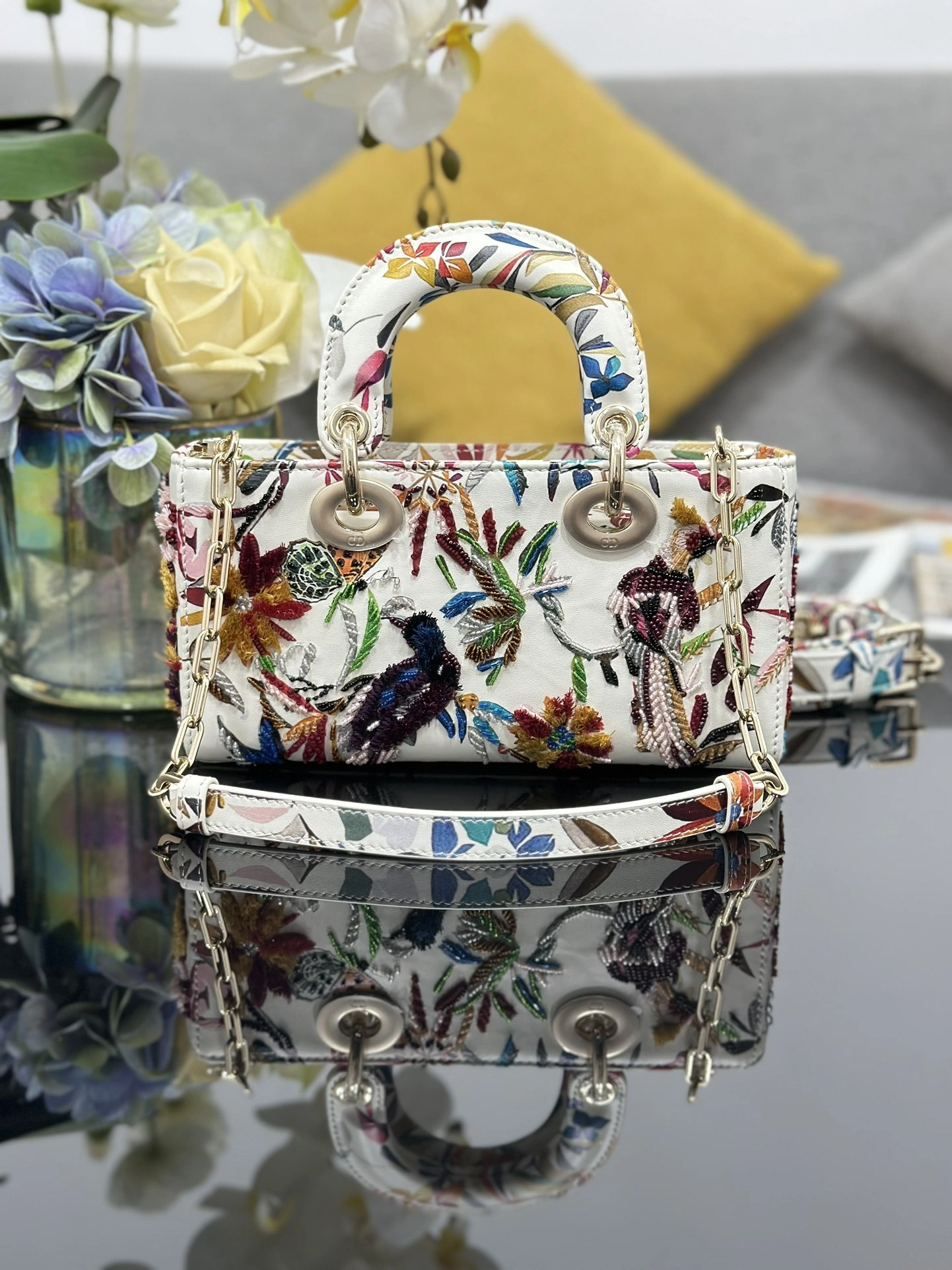 Custombag-- 4ior M0613OITQ-M933 counters quality Lady D-Joy embroidery item:E-B563I0739