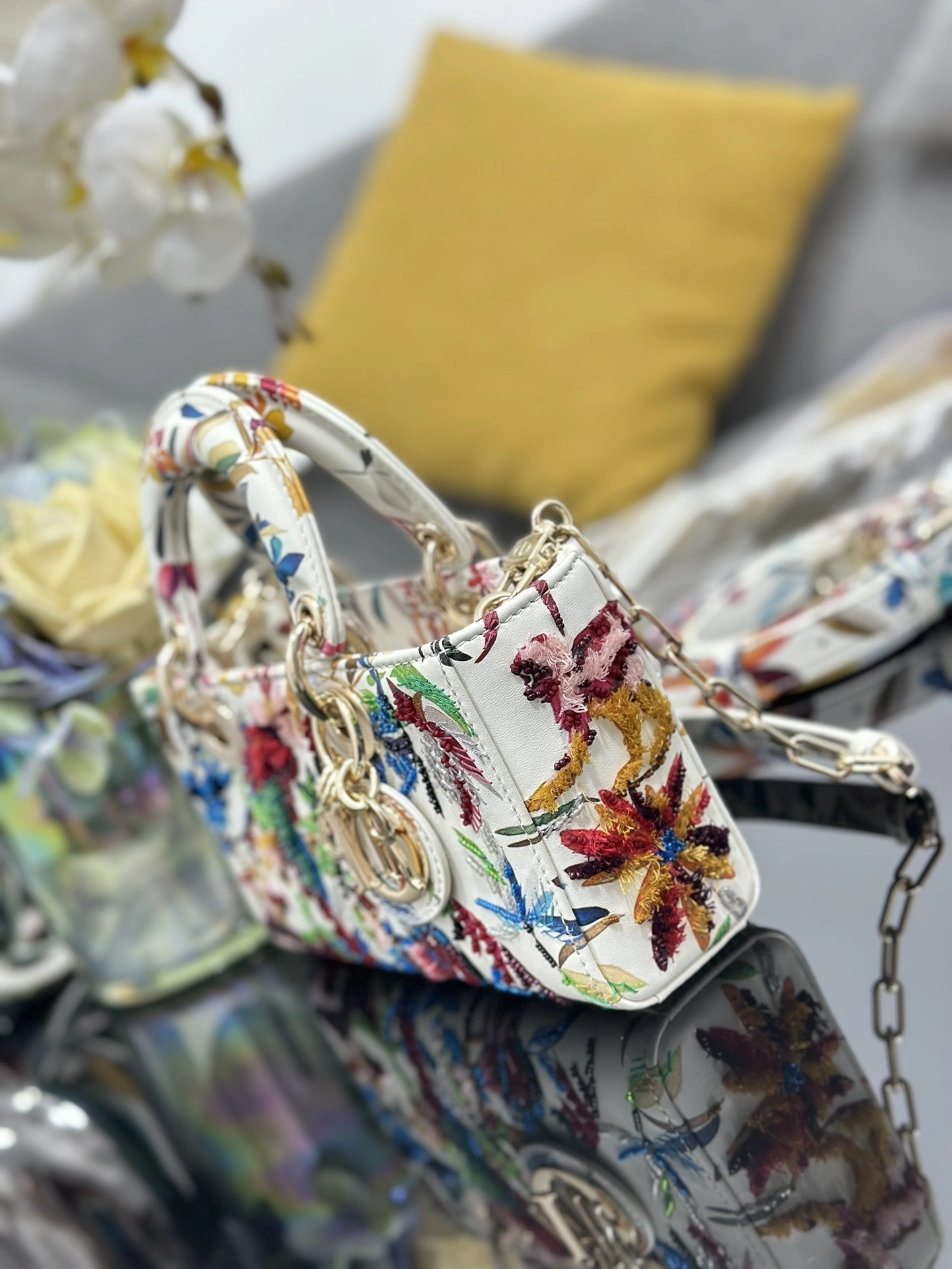 Custombag-- 4ior M0613OITQ-M933 counters quality Lady D-Joy embroidery item:E-B563I0739