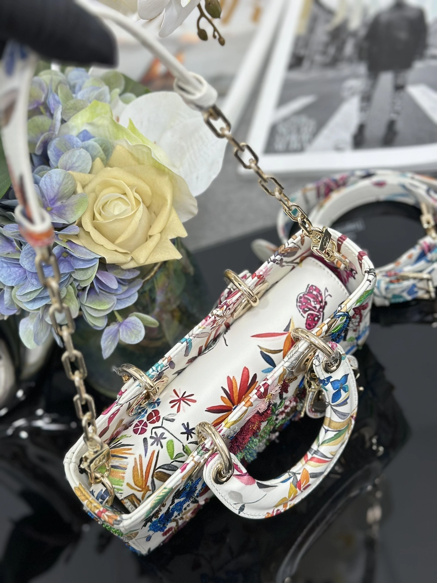 Custombag-- 4ior M0613OITQ-M933 counters quality Lady D-Joy embroidery item:E-B563I0739