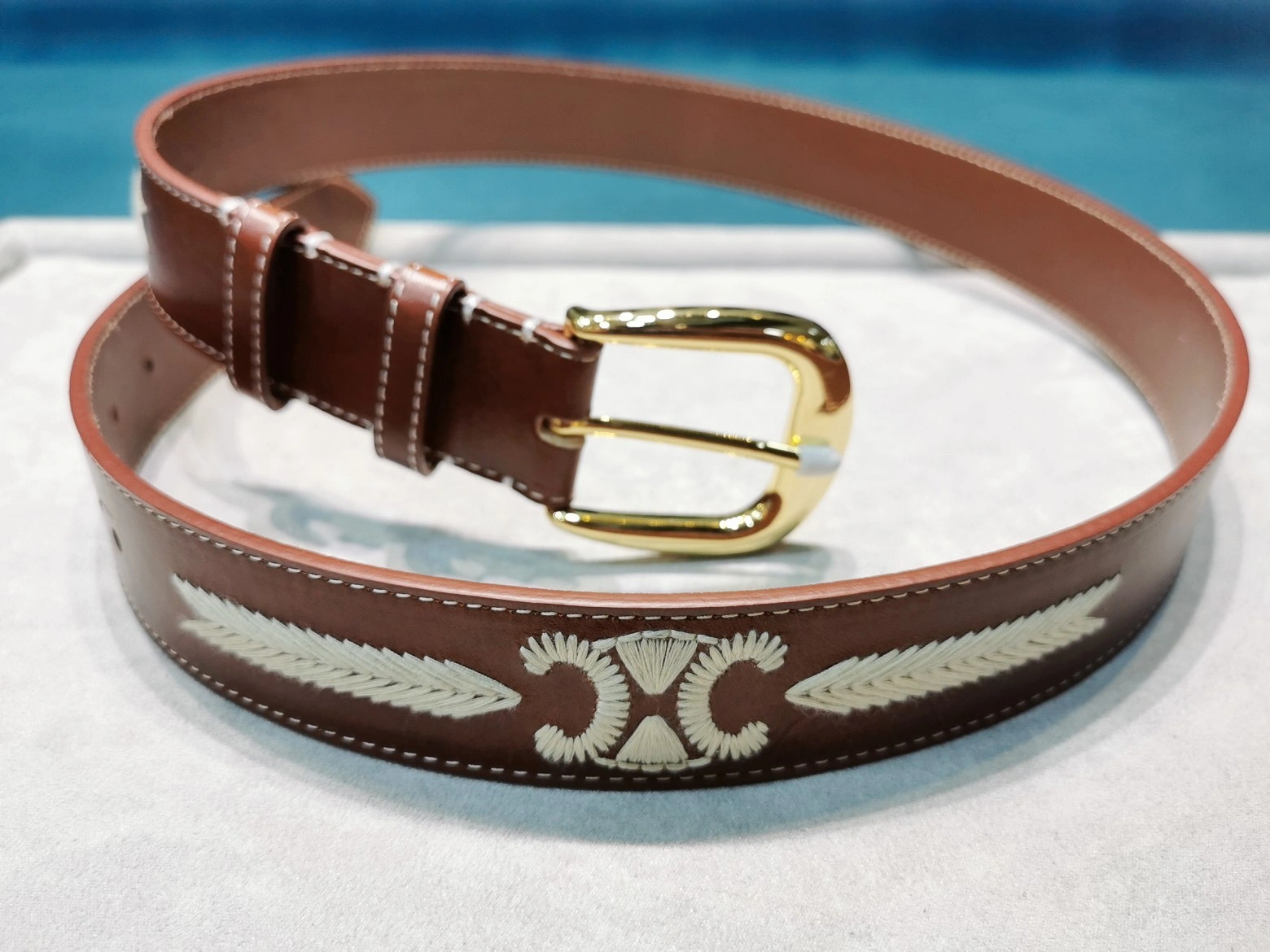 barbara- 358i95 embroidery cowhide 45BBO3ACI-04FE item:D-S333K2936