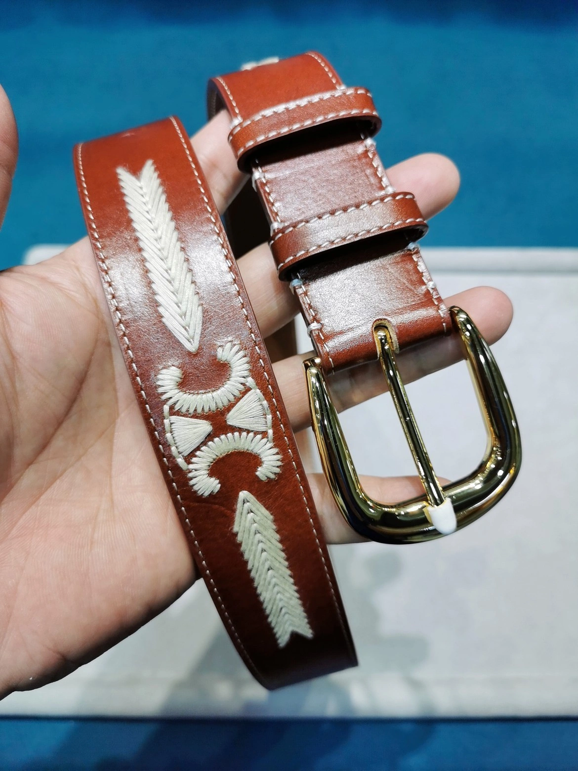barbara- 358i95 embroidery cowhide 45BBO3ACI-04FE item:D-S333K2936