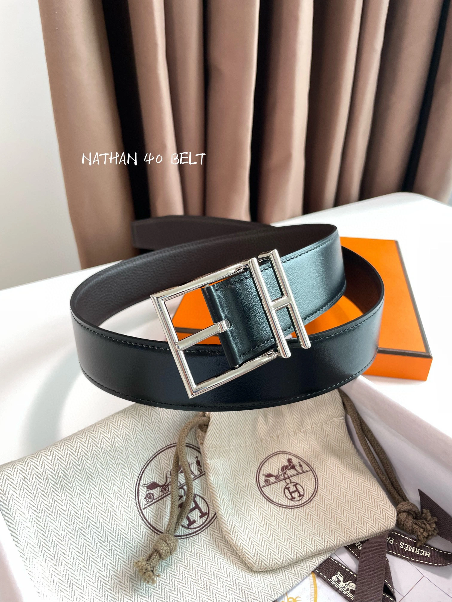 &barbara- NATHAN 40 REVERSIBLE BELT item:B-S132K0449