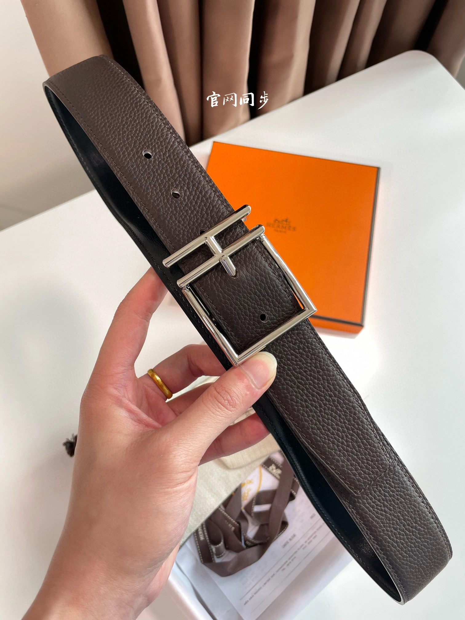 &barbara- NATHAN 40 REVERSIBLE BELT item:B-S132K0449