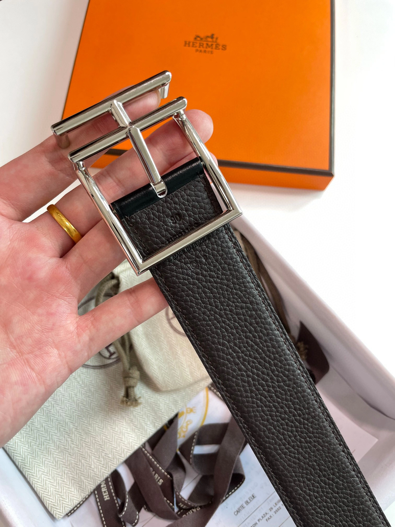 &barbara- NATHAN 40 REVERSIBLE BELT item:B-S132K0449