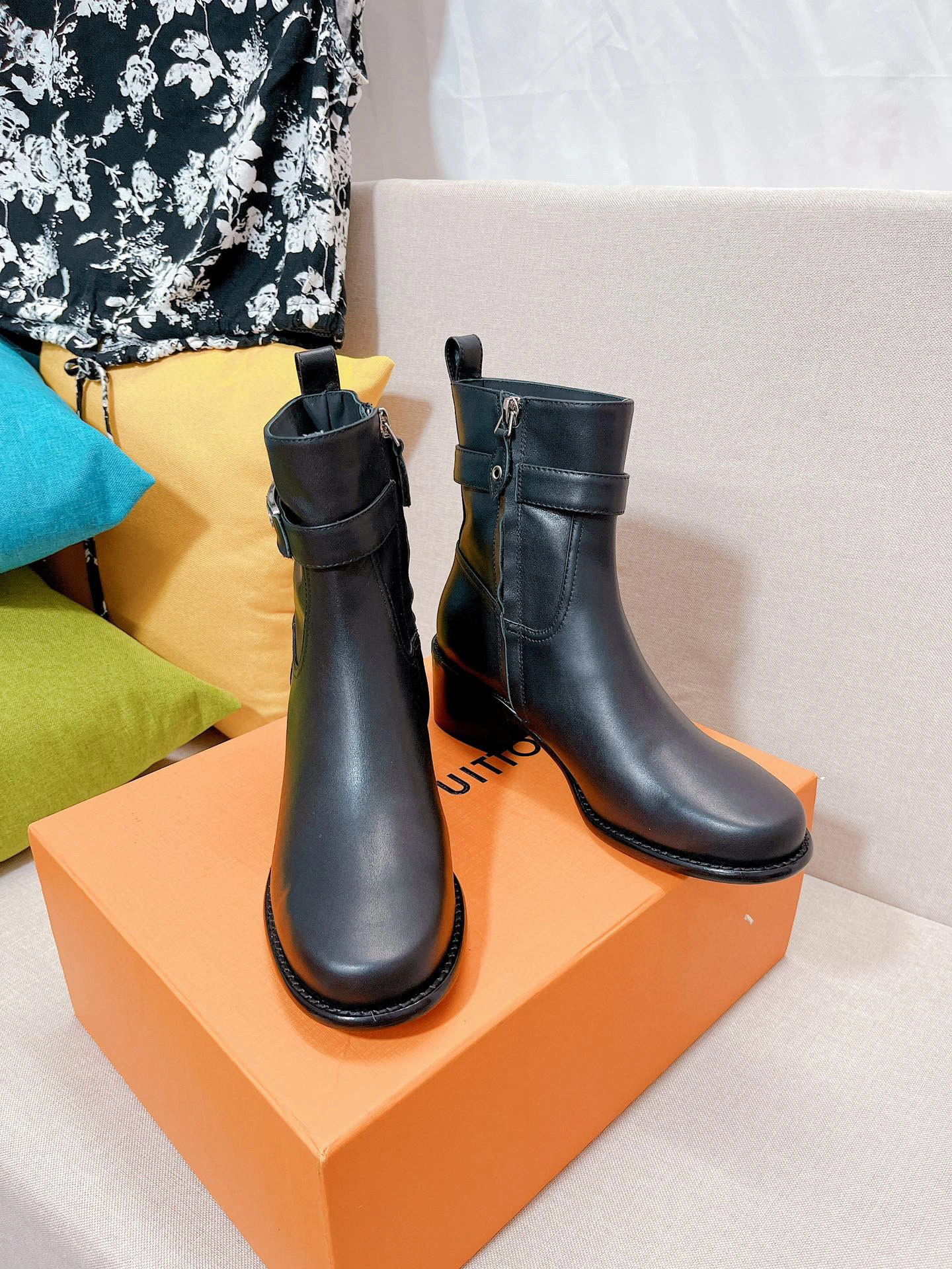 coco- Heel height ：4CM cowhide item:B-X158J2415