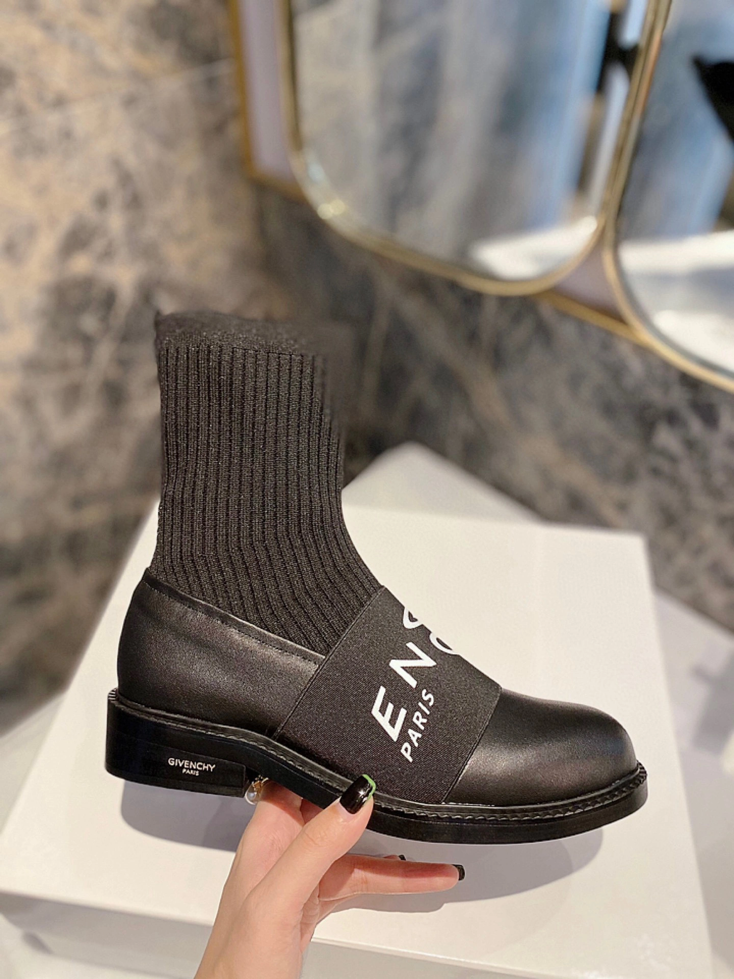 coco- Plush boots Sheepskin item:B-X158J2334