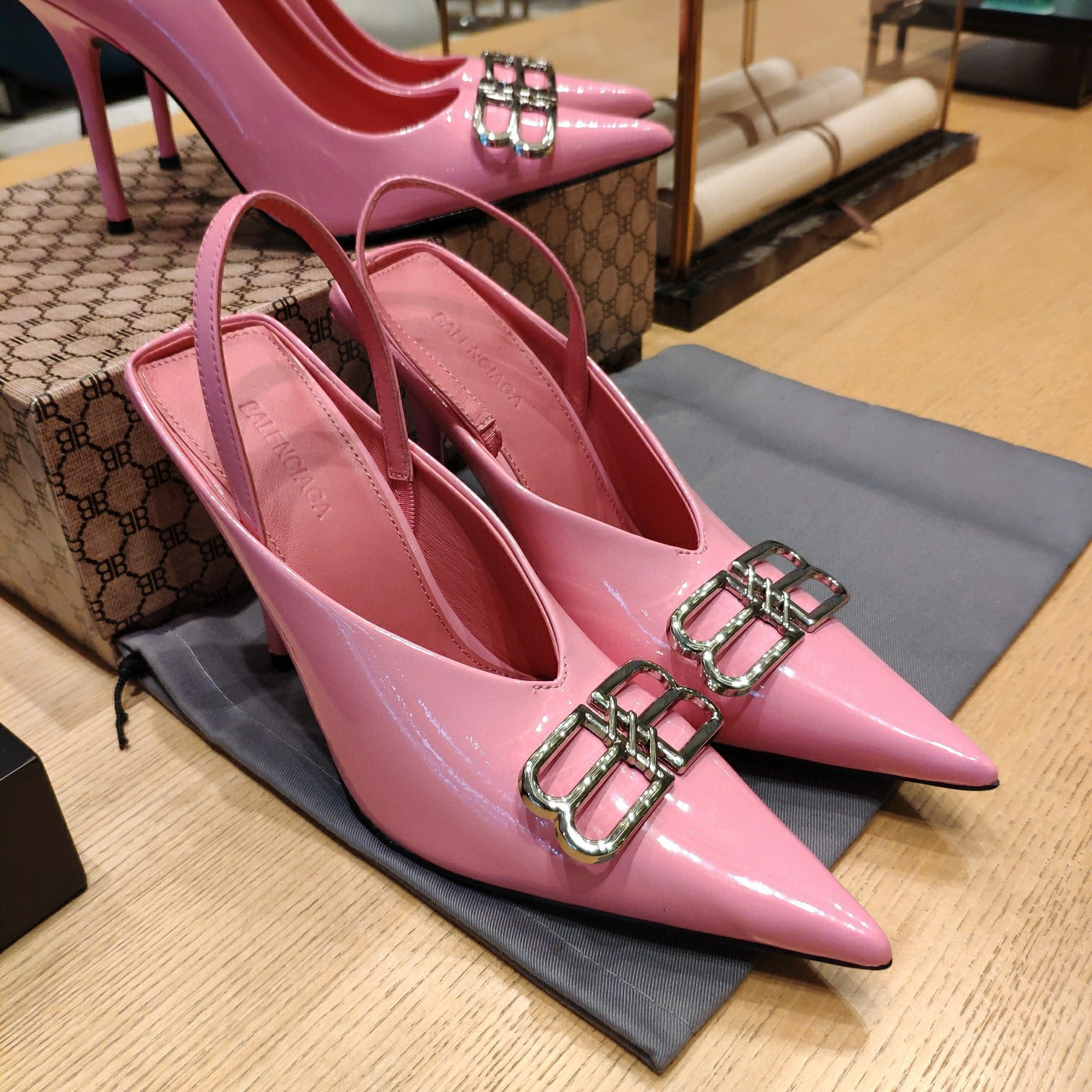 coco- heel height 10cm Sheepskin 4colour item:B-X198J2037-4