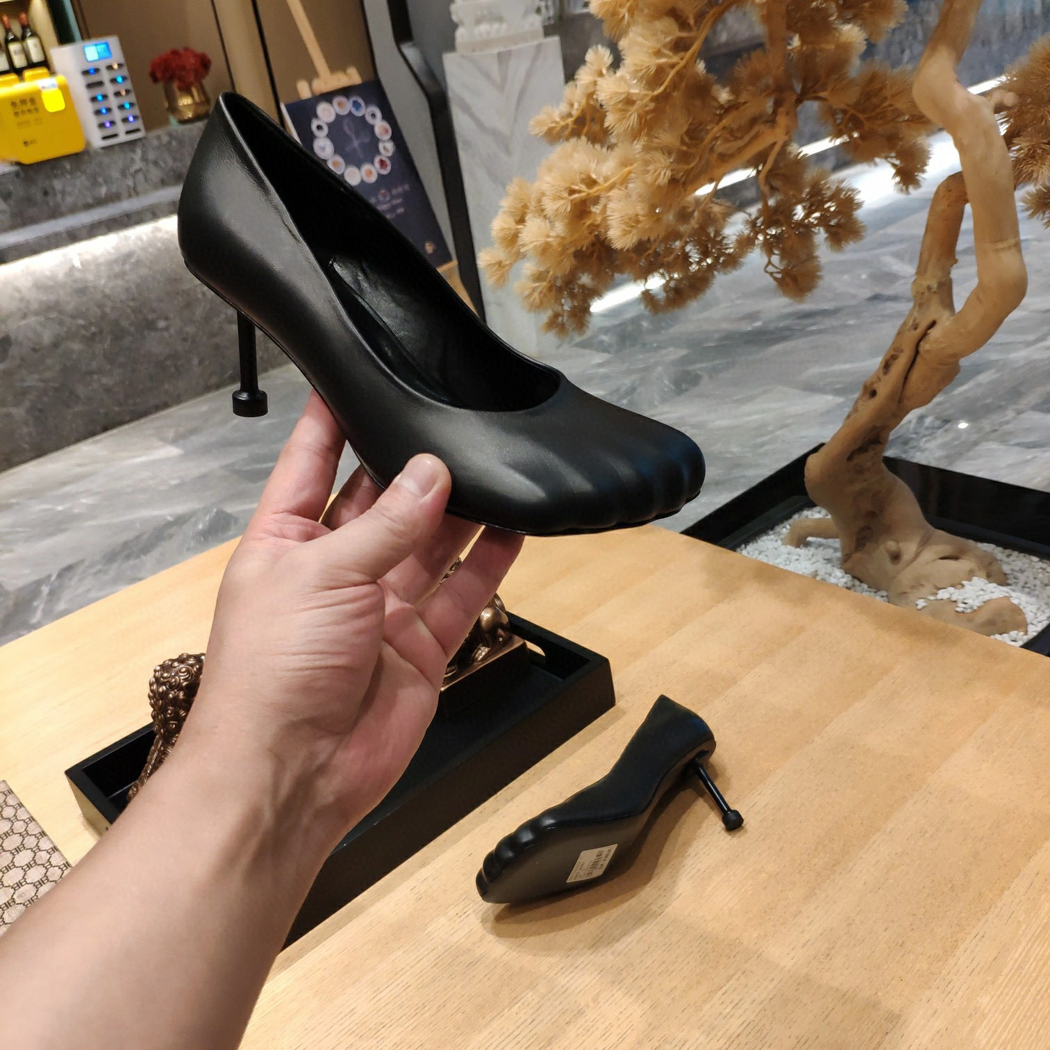 coco- heel height 7 cm ， Calfskin item:B-X198J2028