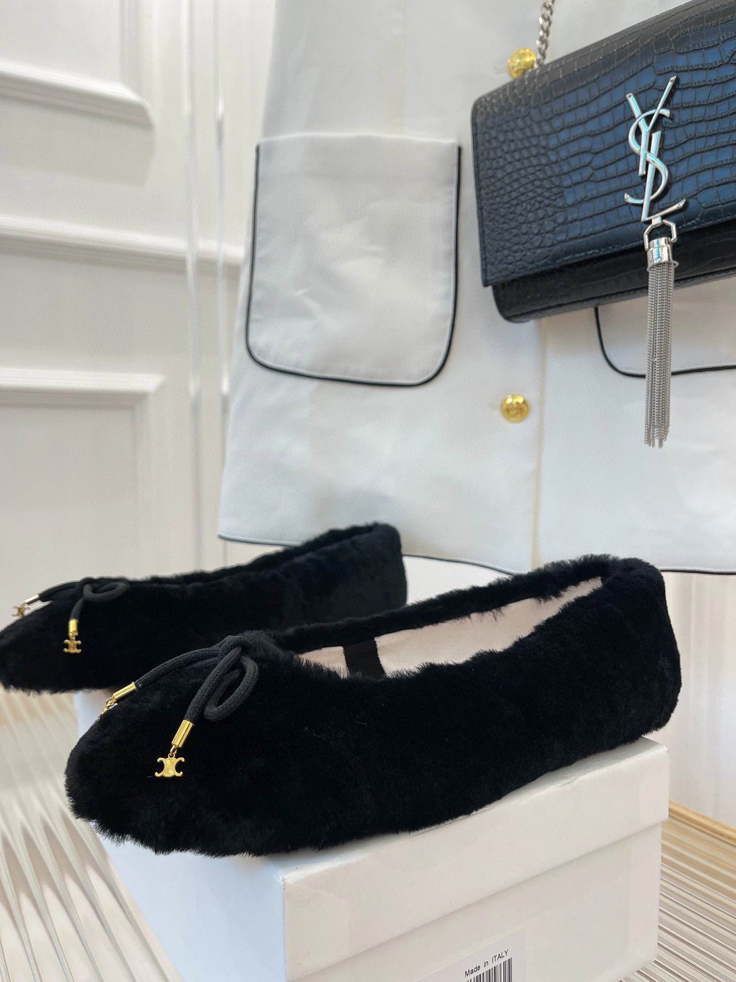 coco- wool cotton Sheepskin Calfskin 2colour item:B-X198J2017-2