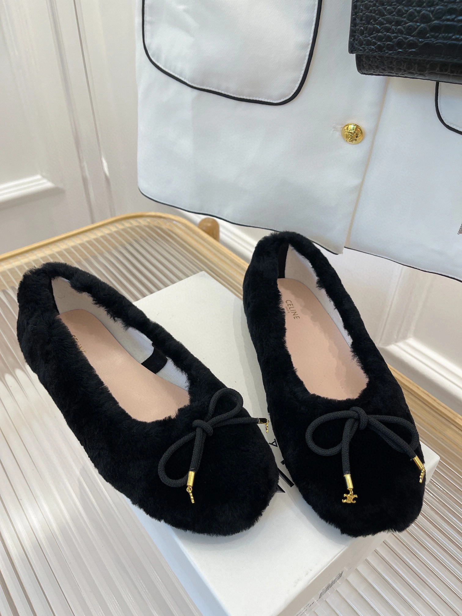 coco- wool cotton Sheepskin Calfskin 2colour item:B-X198J2017-2