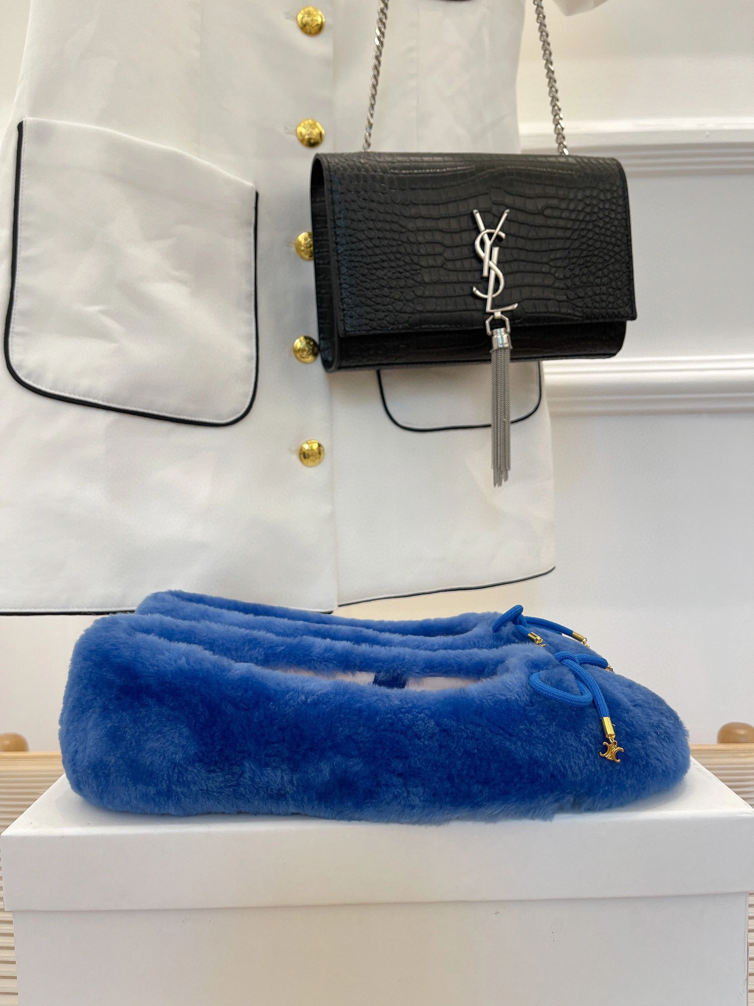 coco- wool cotton Sheepskin Calfskin 2colour item:B-X198J2017-2
