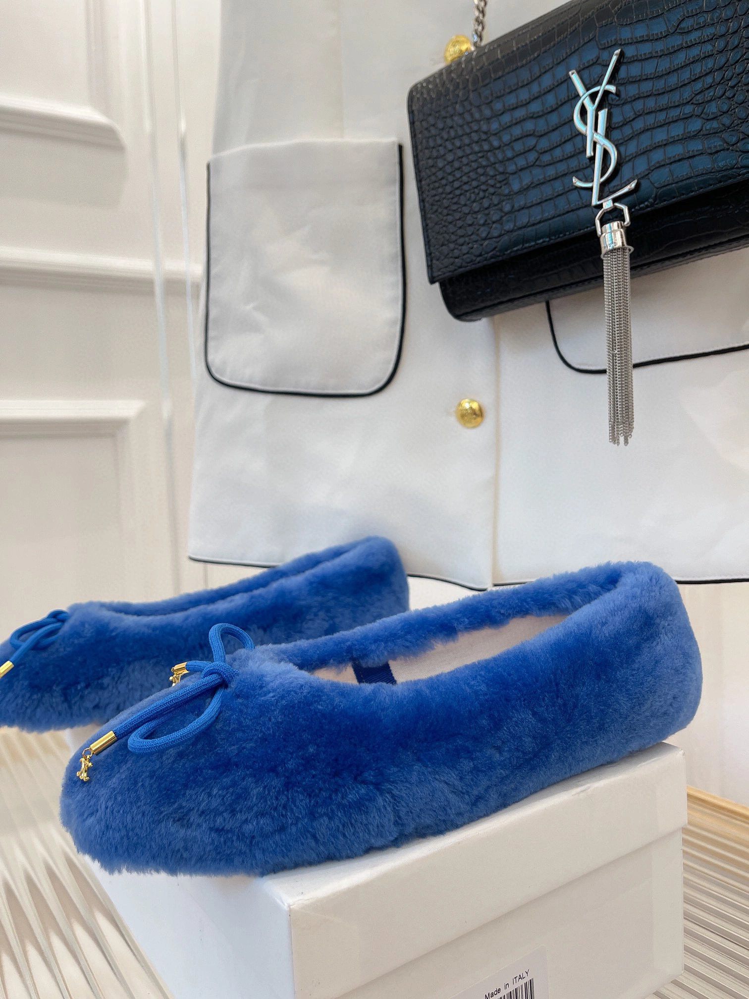 coco- wool cotton Sheepskin Calfskin 2colour item:B-X198J2017-2