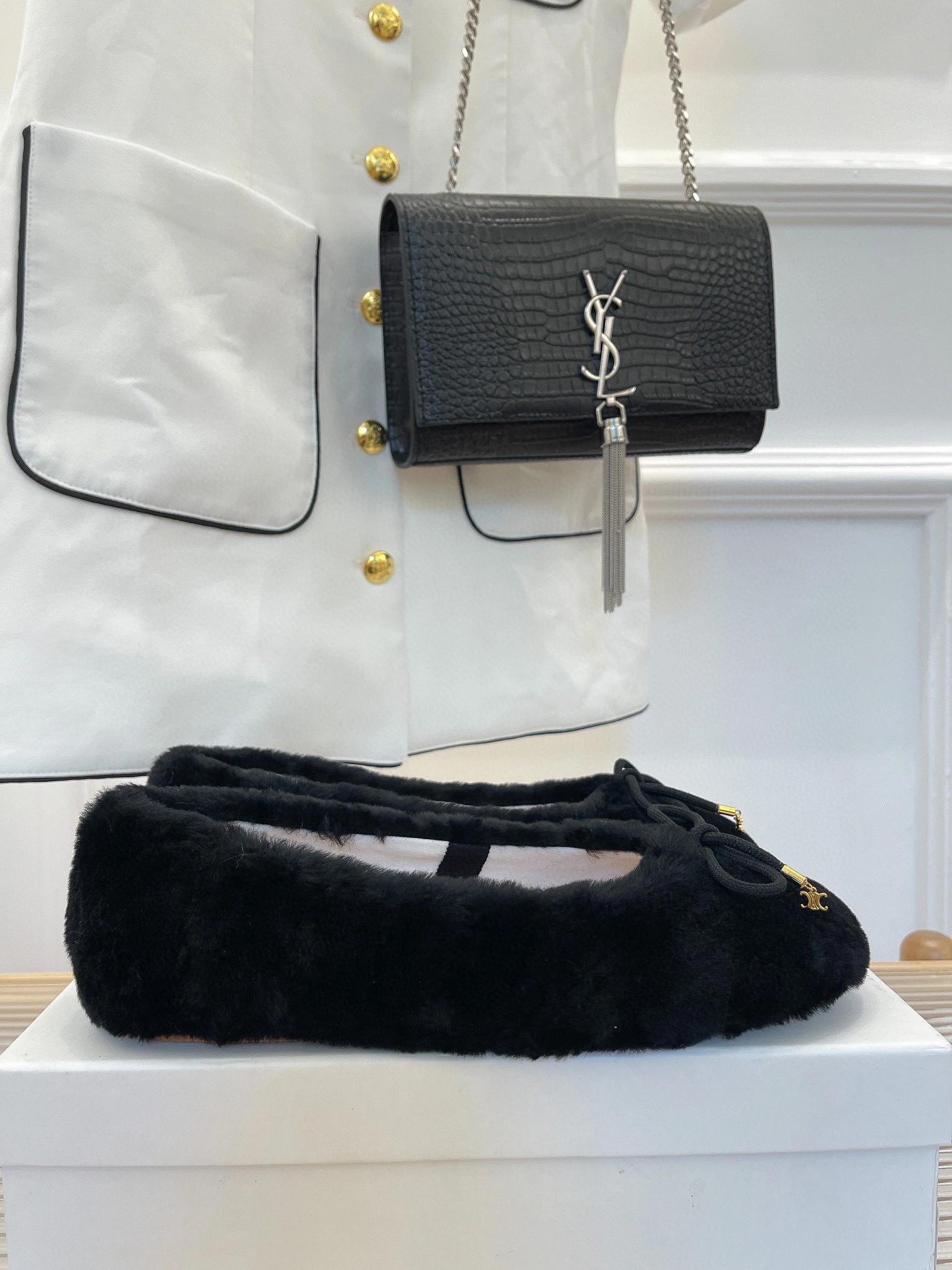 coco- wool cotton Sheepskin Calfskin 2colour item:B-X198J2017-2