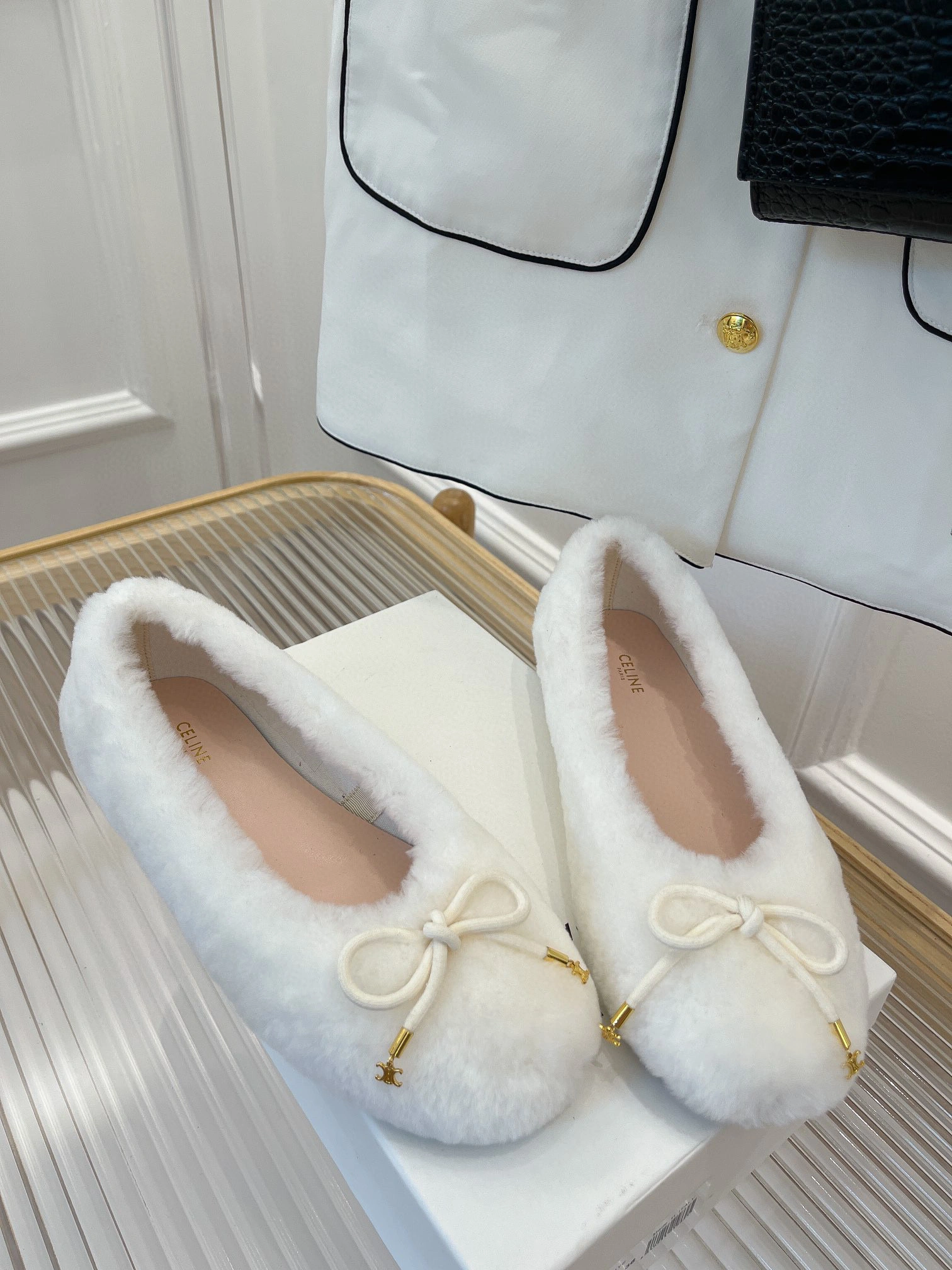 coco- wool cotton Sheepskin Calfskin 2colour item:B-X198J2018-2